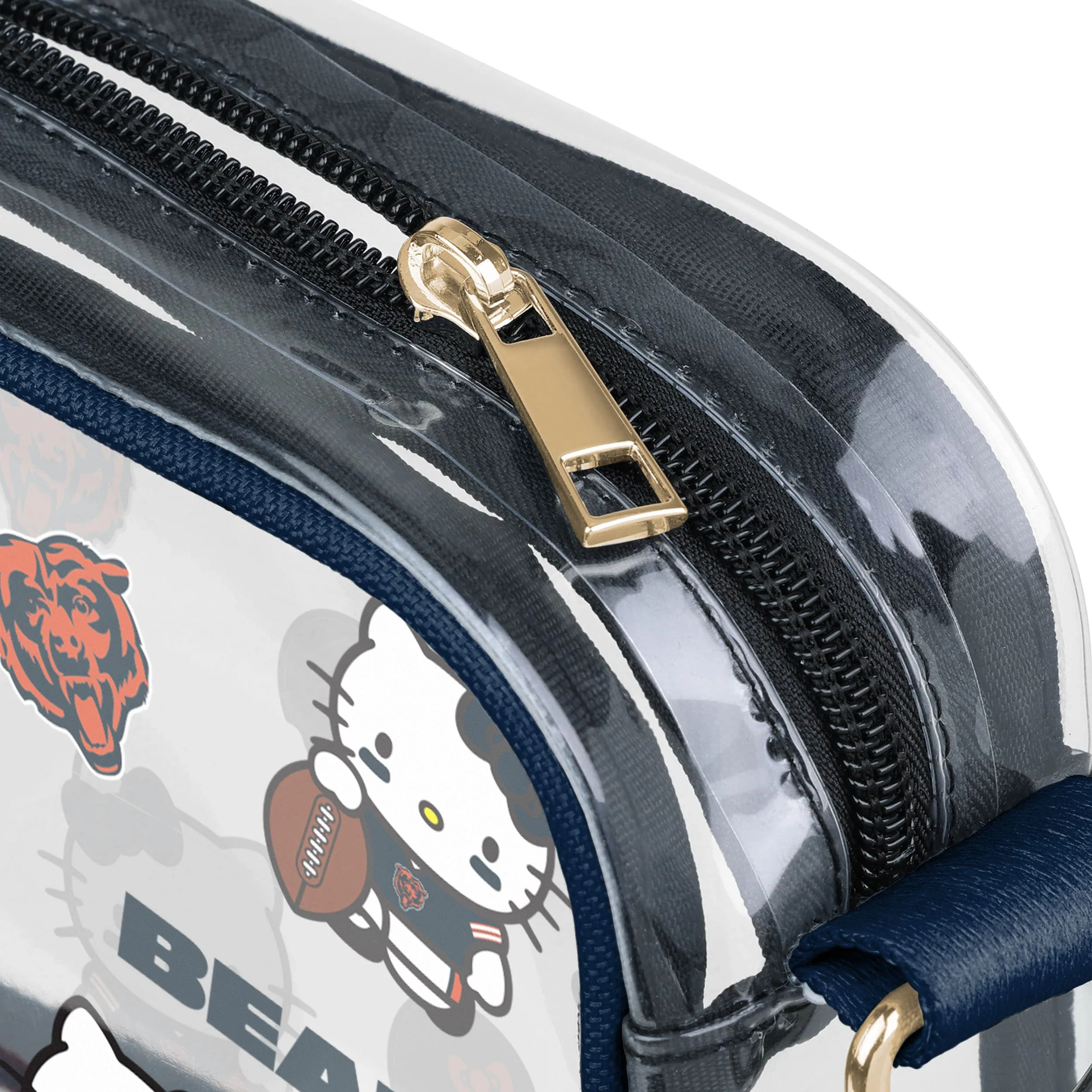 Chicago Bears NFL Hello Kitty® Clear Crossbody Bag - (PREORDER - SHIPS MID JUNE) - Image 4
