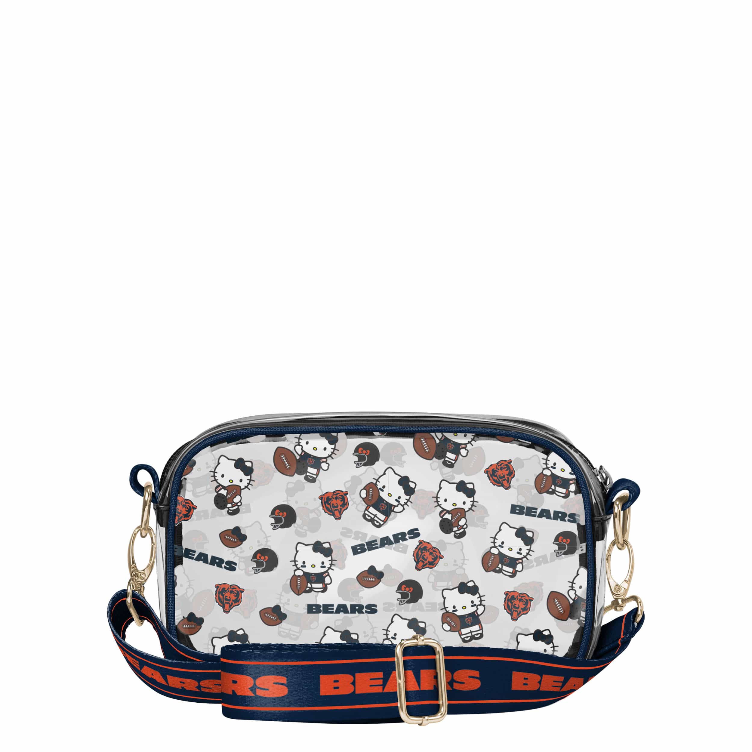 Chicago Bears NFL Hello Kitty® Clear Crossbody Bag - (PREORDER - SHIPS MID JUNE) - Image 5