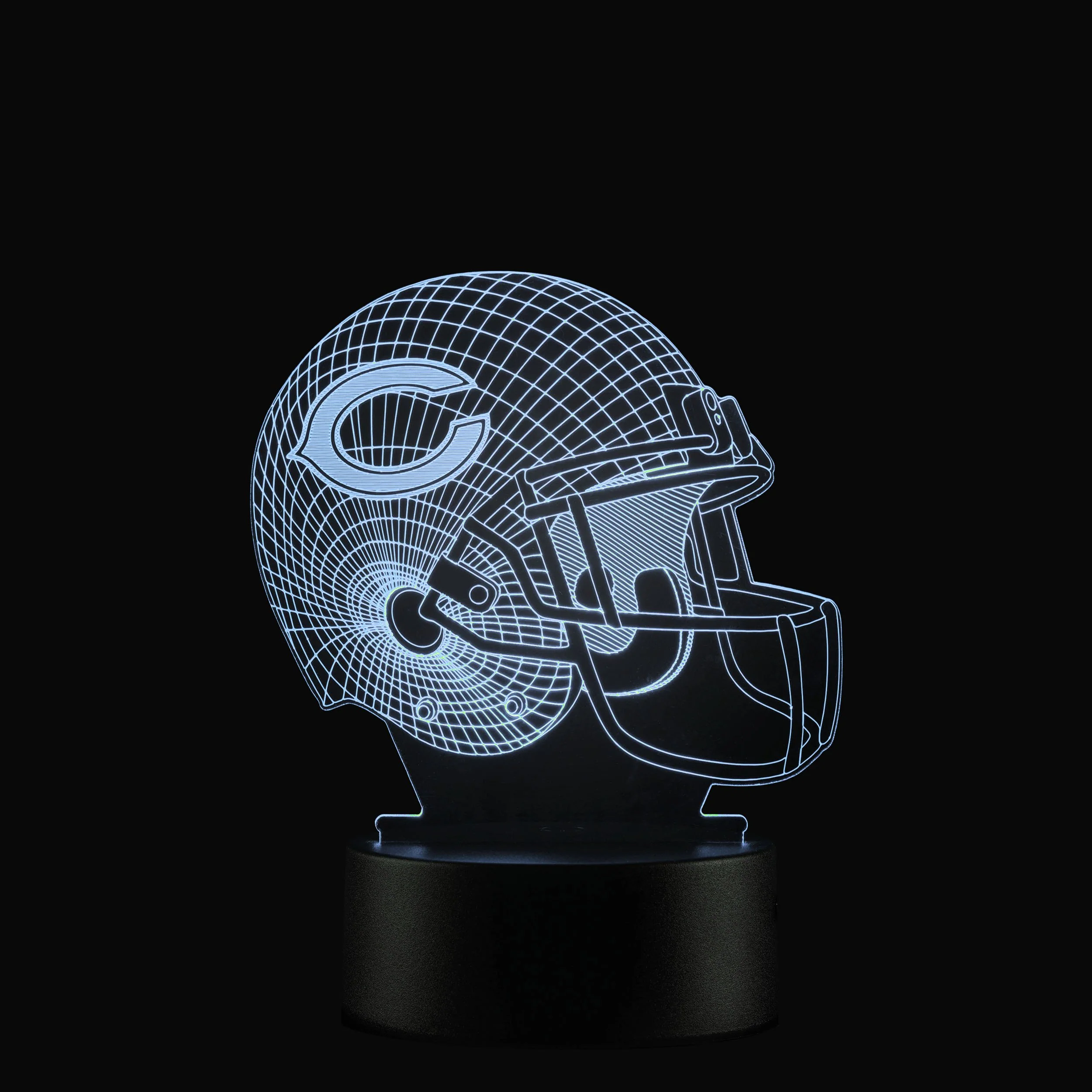 Chicago Bears NFL Helmet Desk Light - Image 3