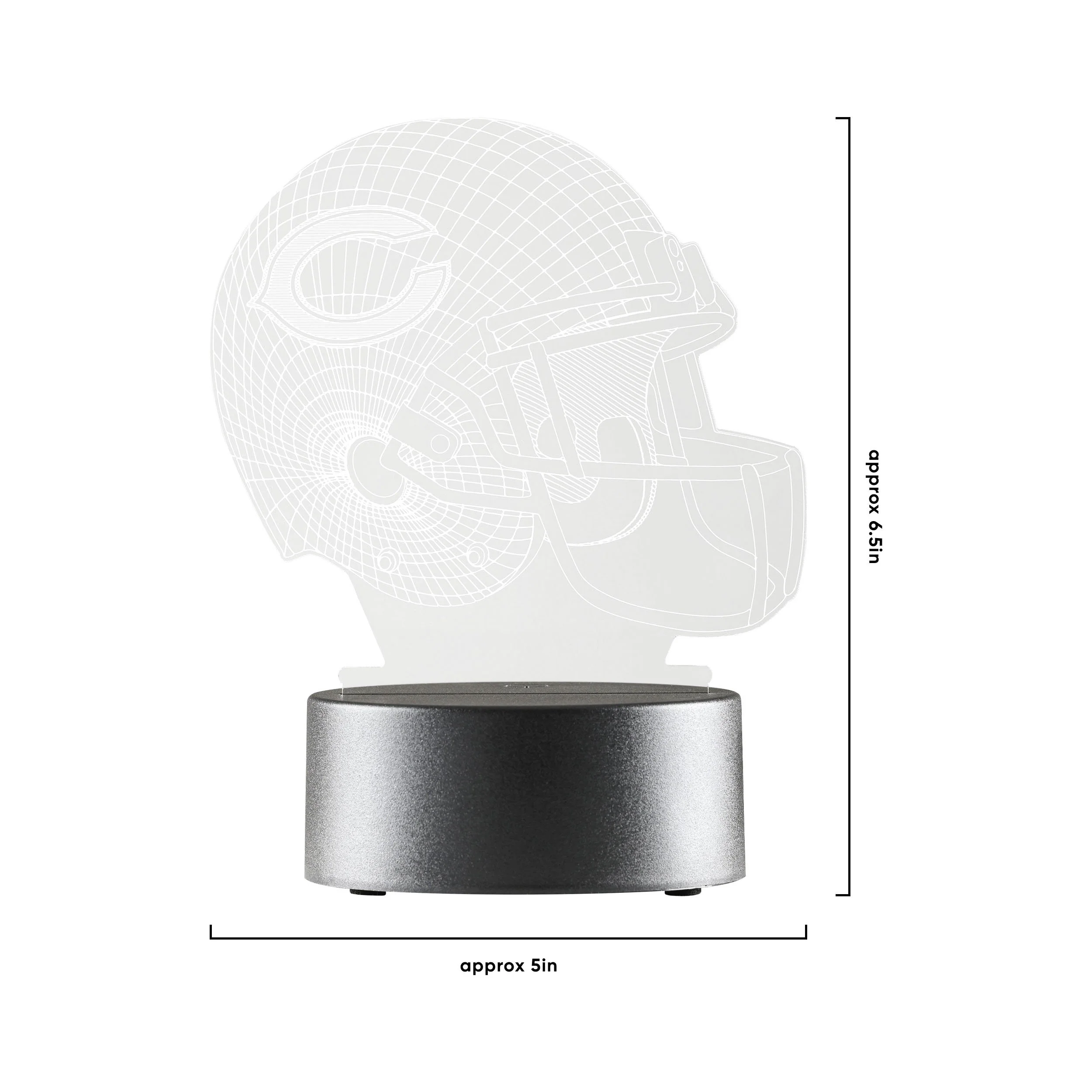Chicago Bears NFL Helmet Desk Light - Image 5