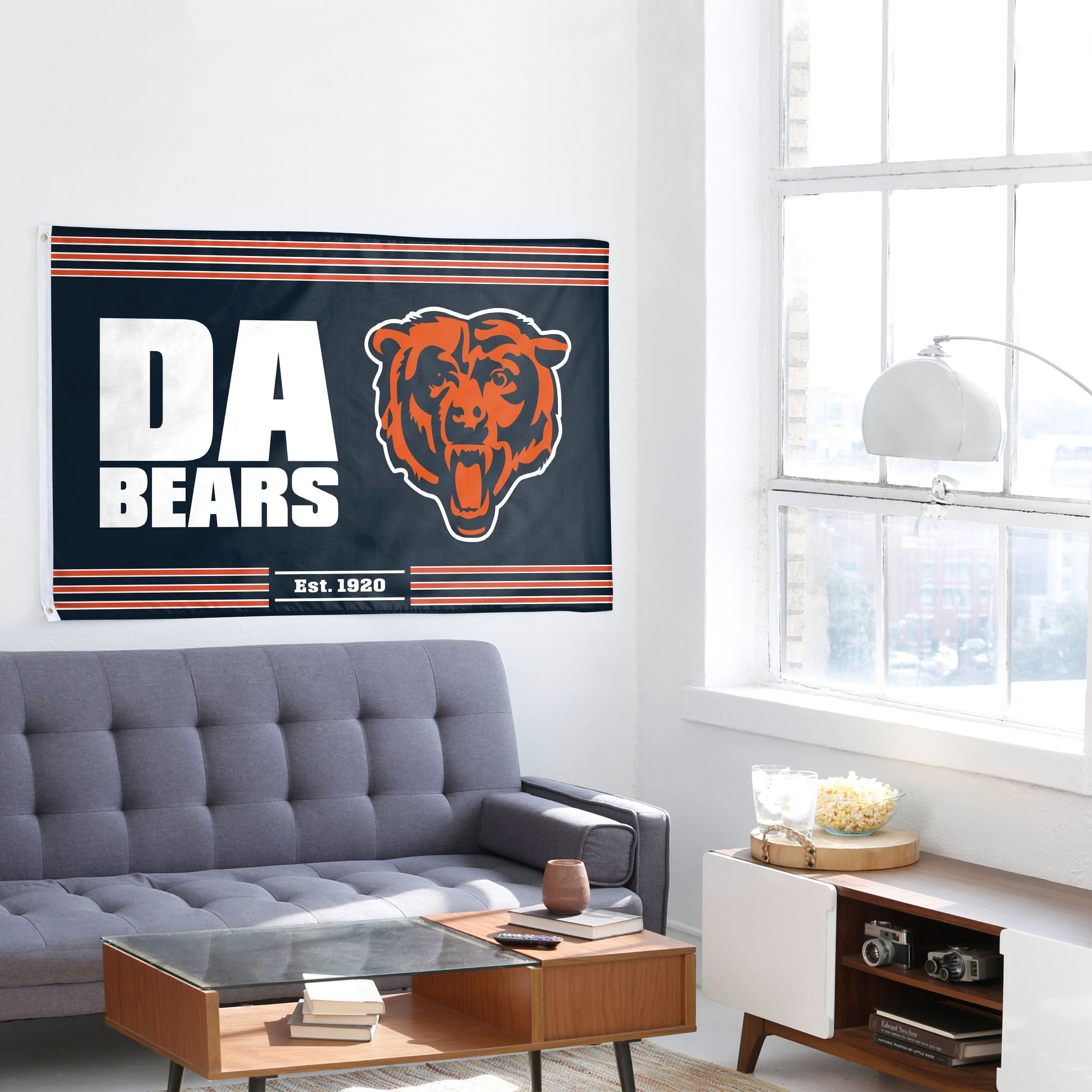 Chicago Bears NFL Horizontal Slogan Flag - Image 4
