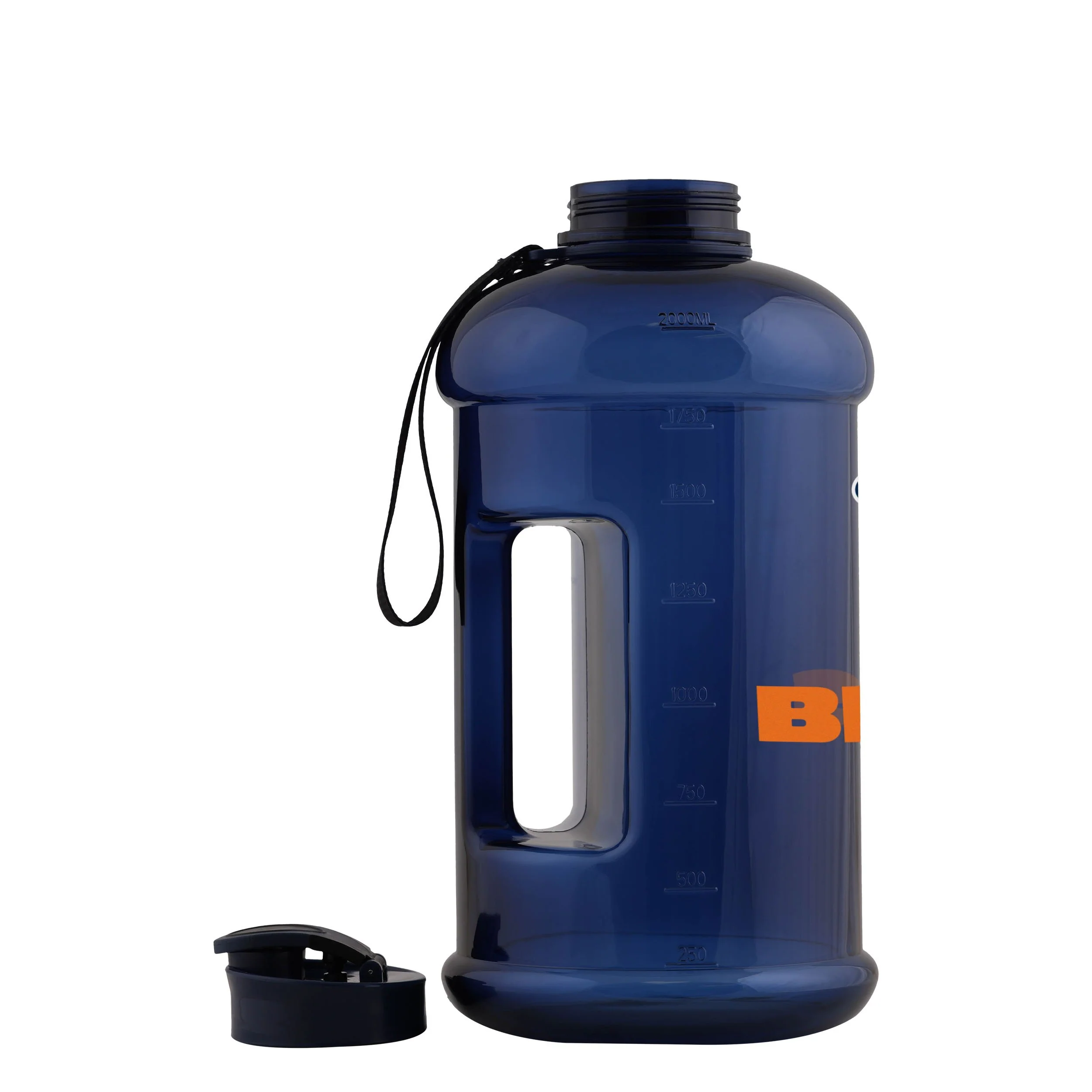 Chicago Bears NFL Large Team Color Clear Sports Bottle - Image 3