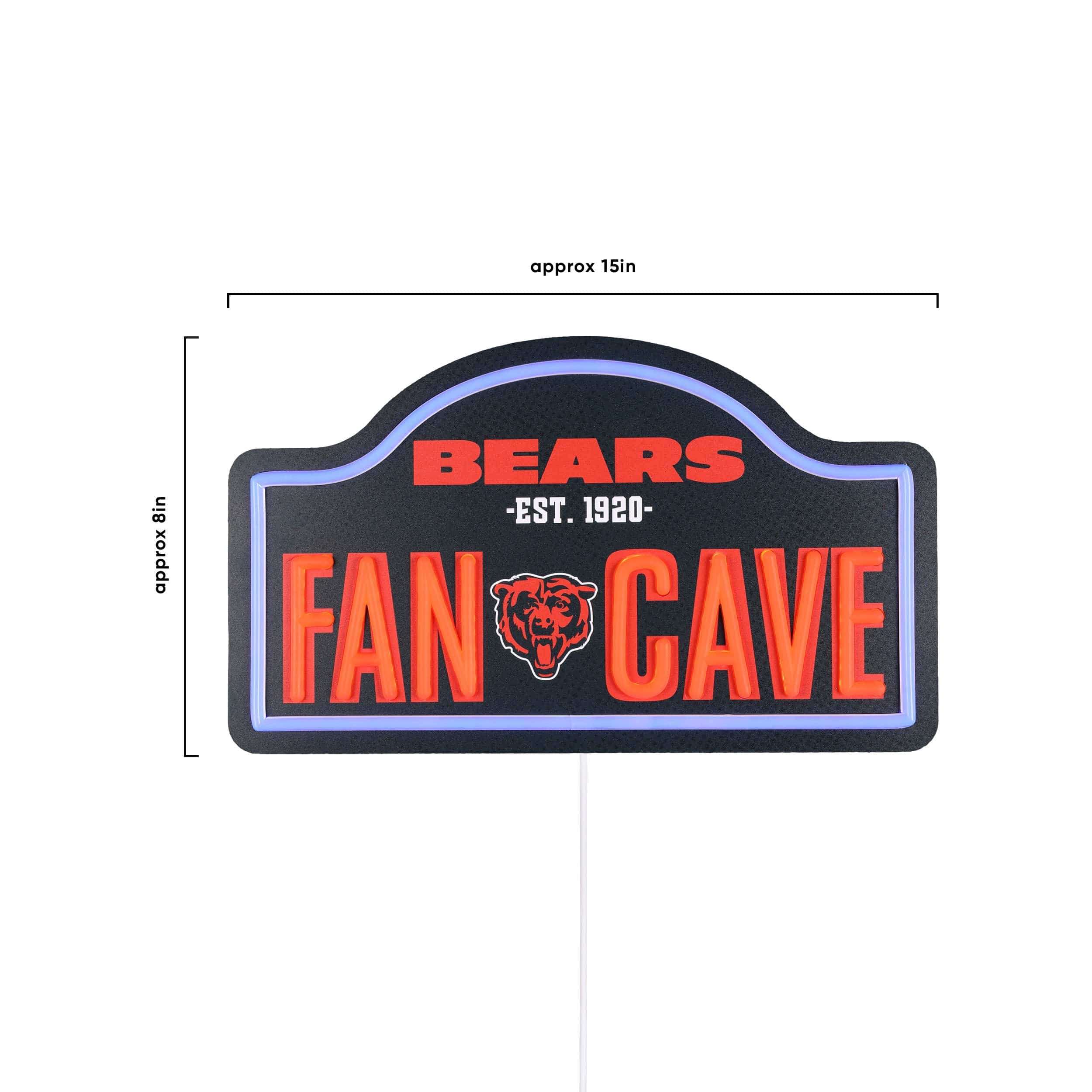 Chicago Bears NFL LED Neon Fancave Sign - Image 4