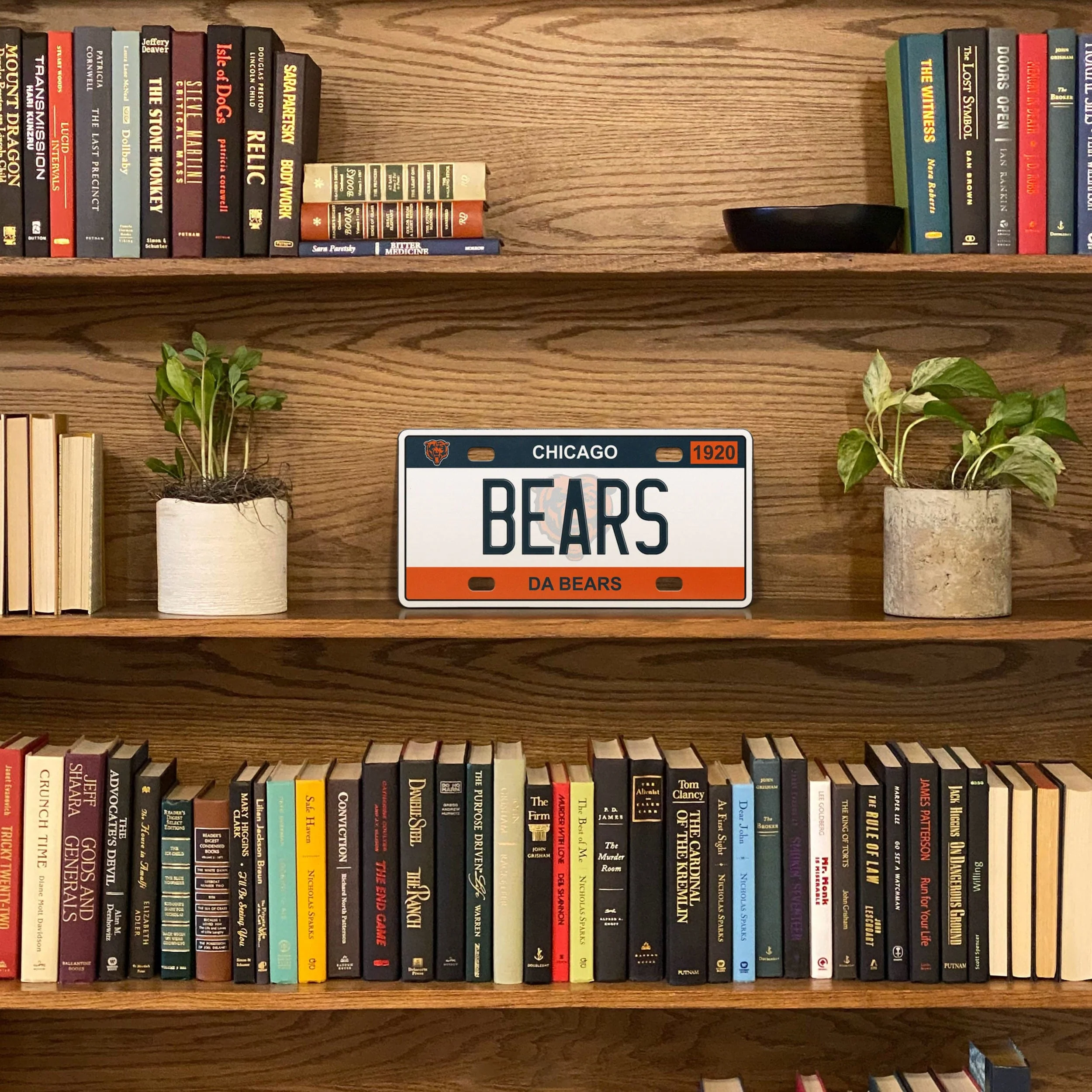Chicago Bears NFL License Plate Wall Sign - Image 3