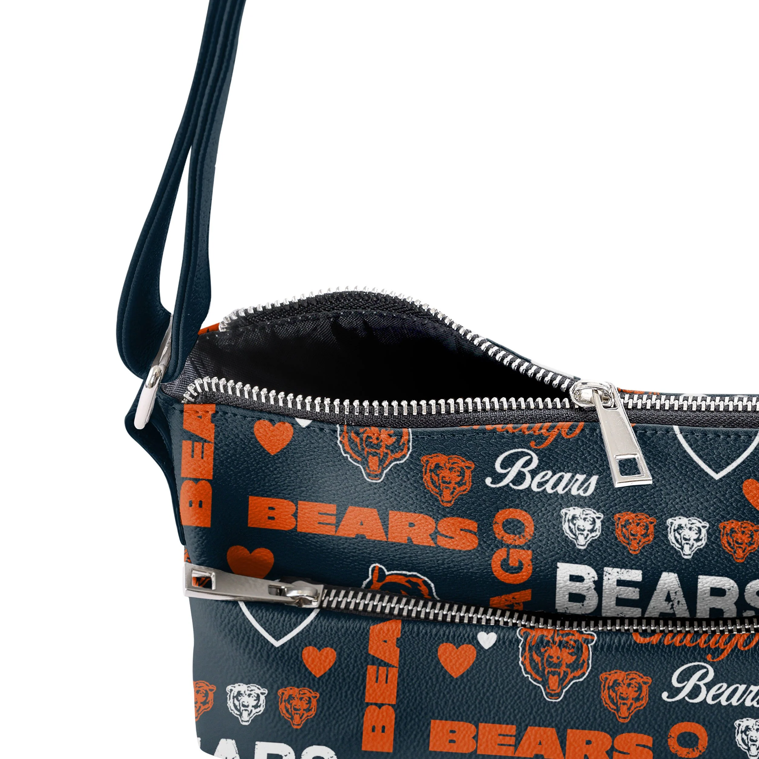 Chicago Bears NFL Logo Love Crossbody Purse - Image 4