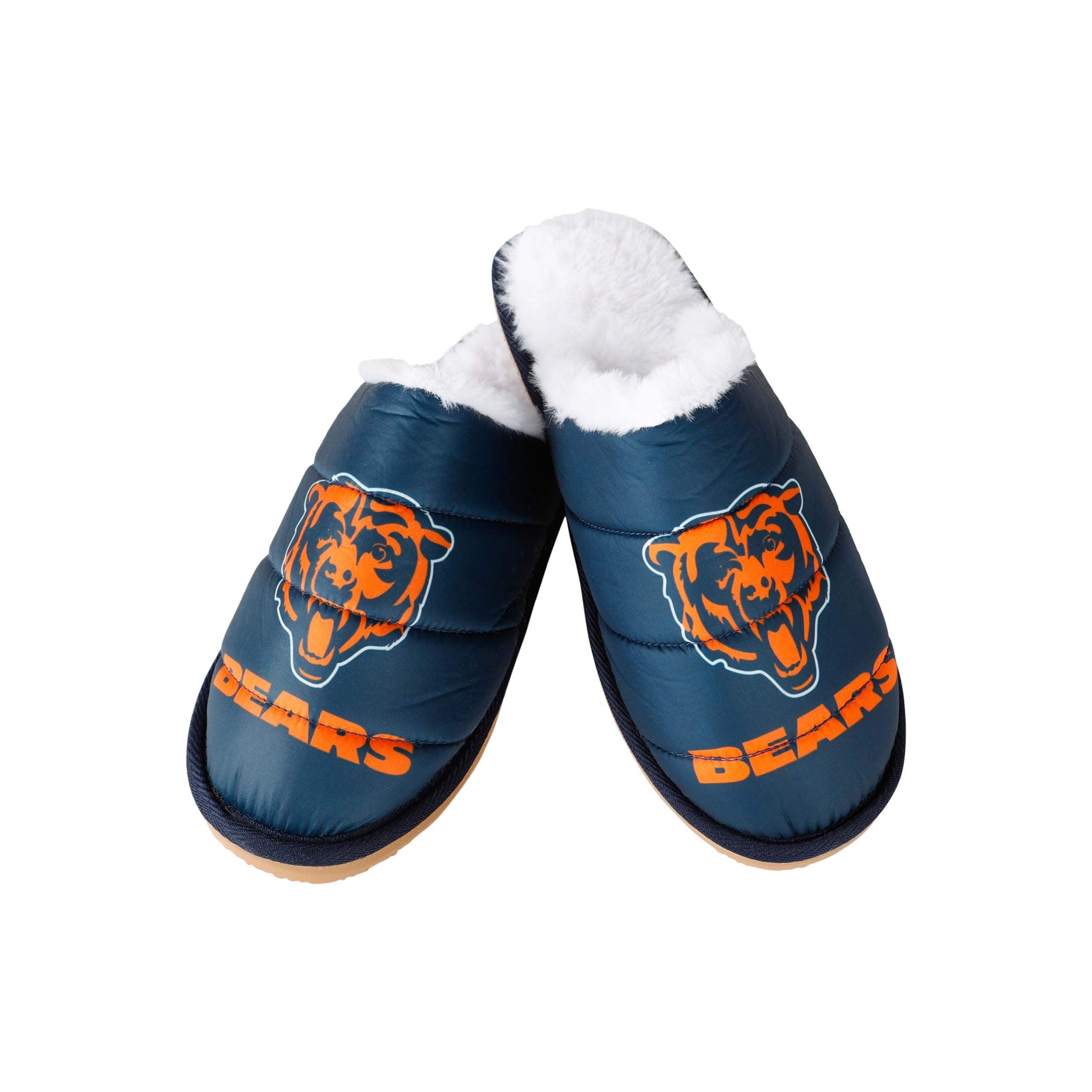 Chicago Bears NFL Mens Big Logo Mule Slipper - Image 3