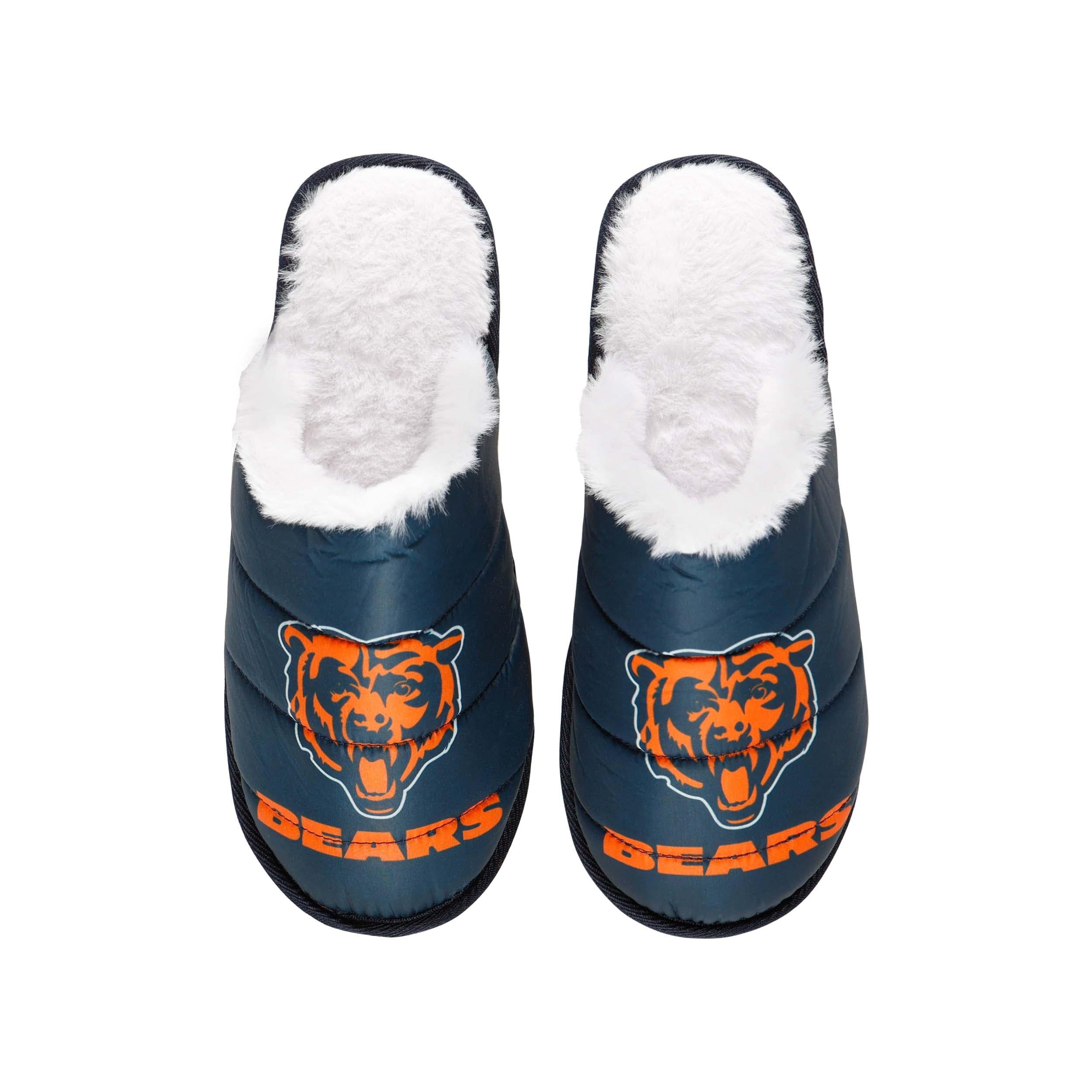 Chicago Bears NFL Mens Big Logo Mule Slipper - Image 4