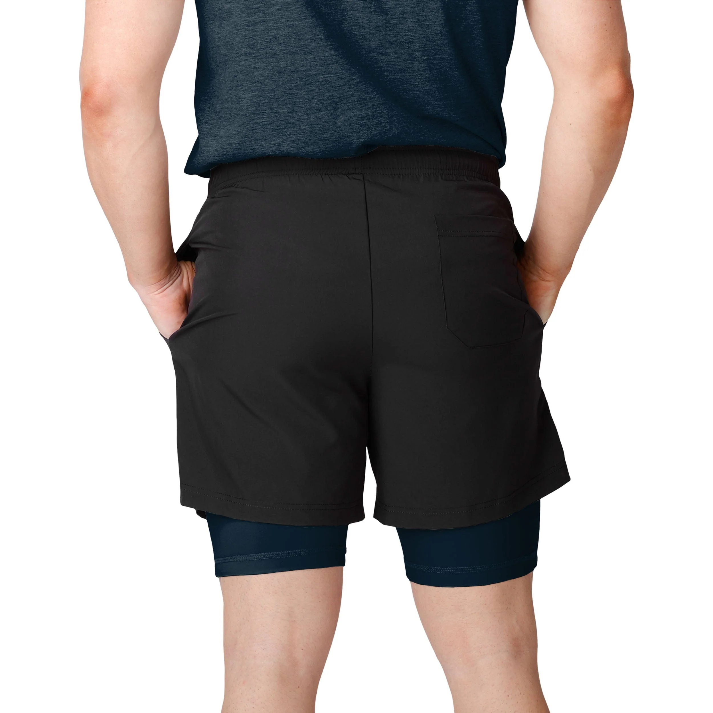 Chicago Bears NFL Mens Black Team Color Lining Shorts - Image 3