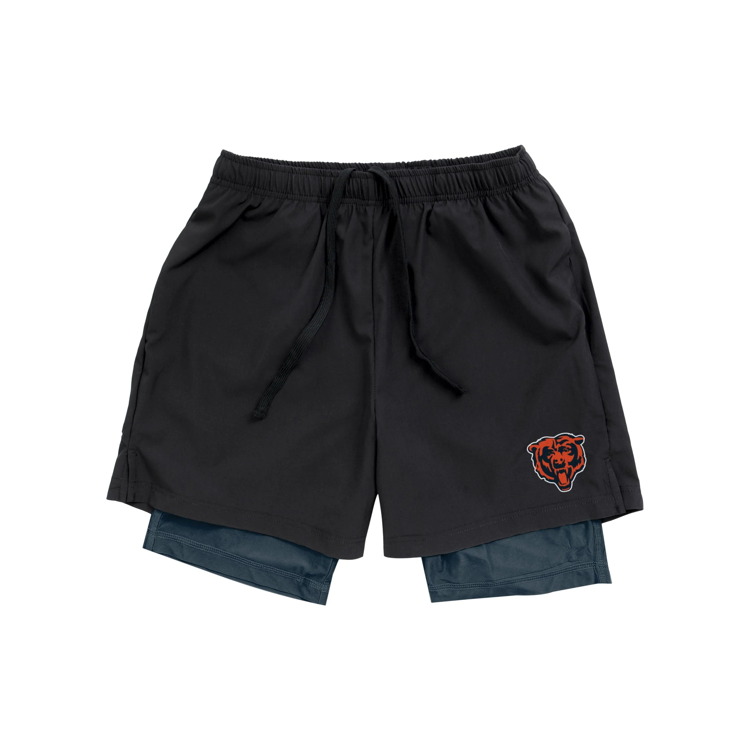 Chicago Bears NFL Mens Black Team Color Lining Shorts - Image 4