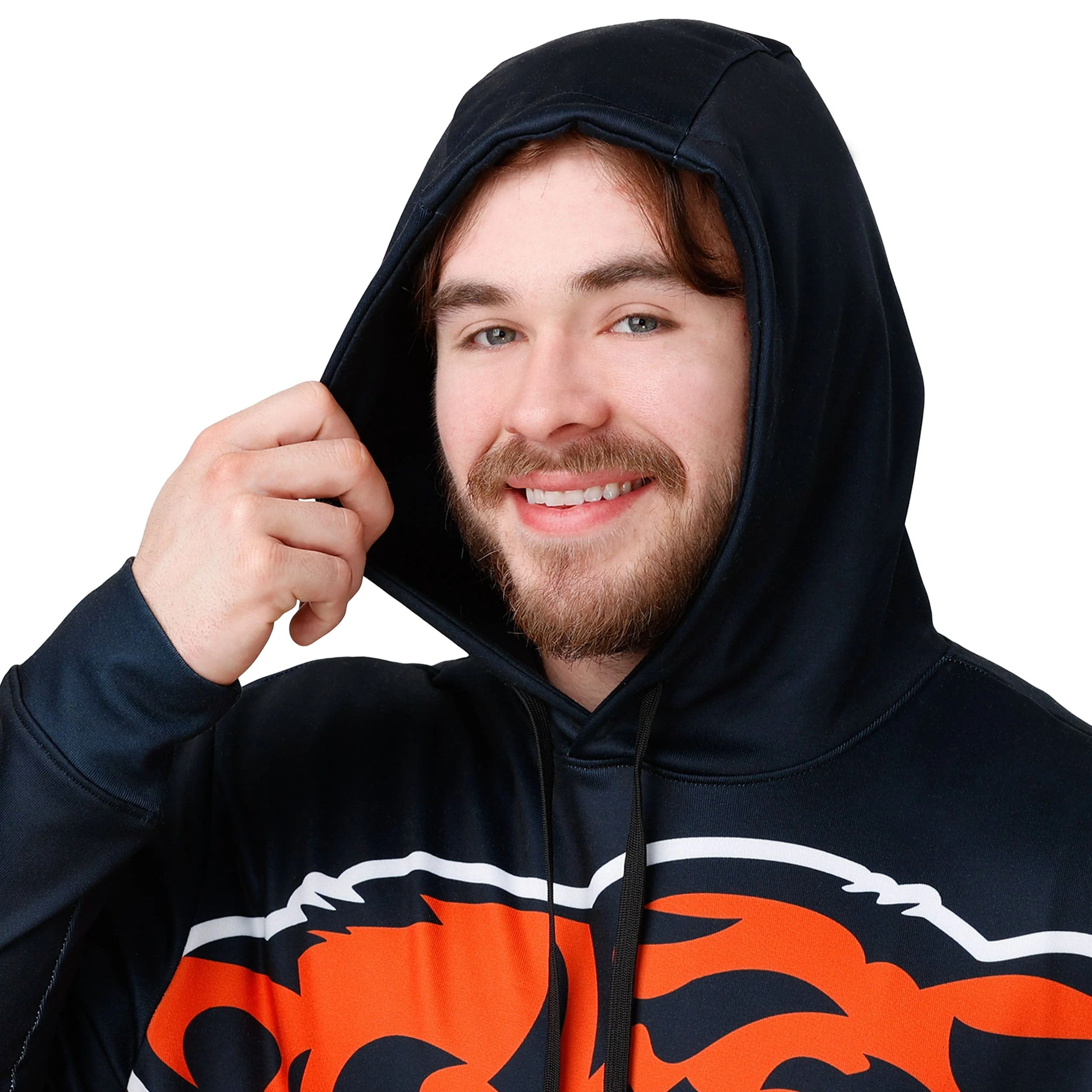 Chicago Bears NFL Mens Bold Logo Hoodie - Image 4