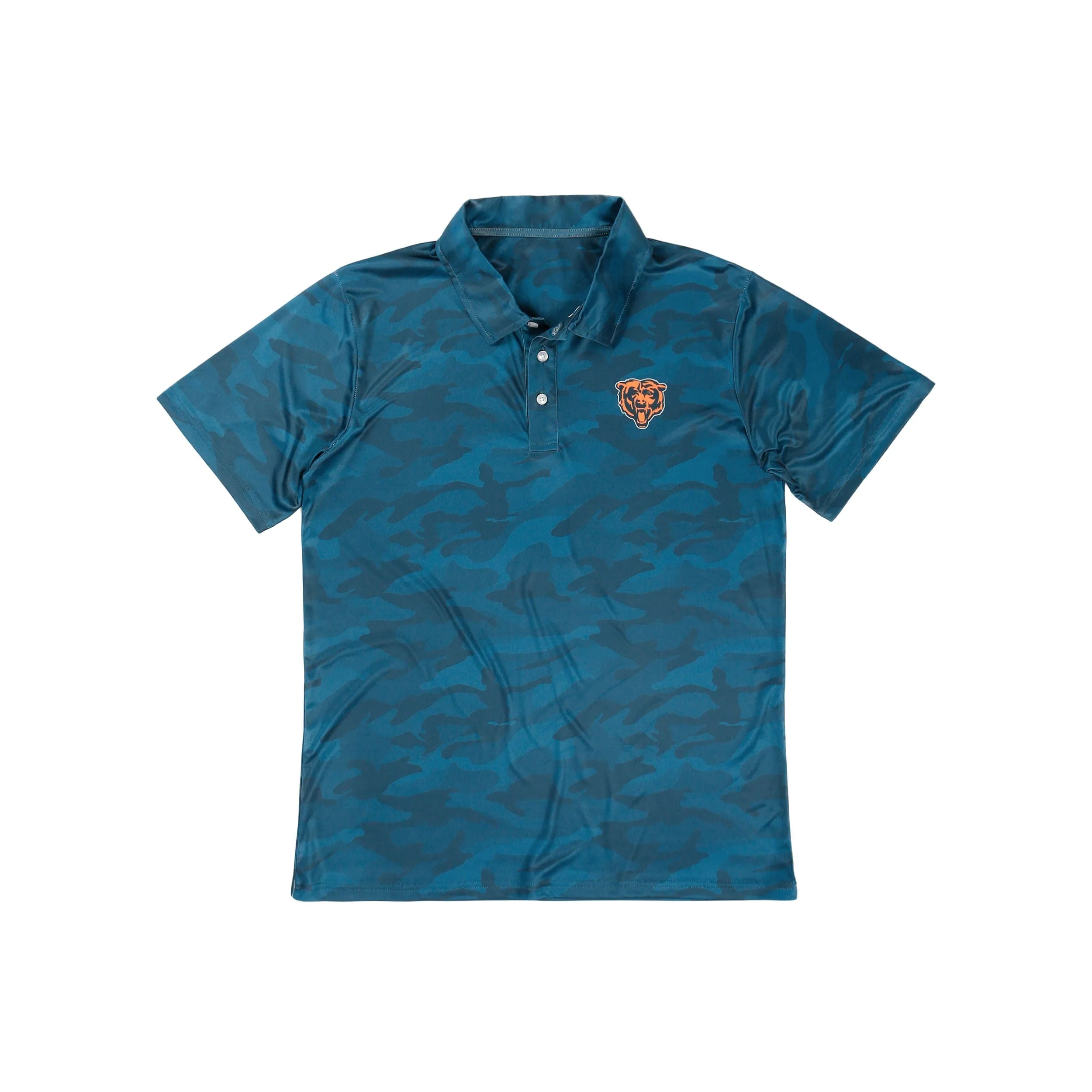 Chicago Bears NFL Mens Color Camo Polyester Polo - Image 5