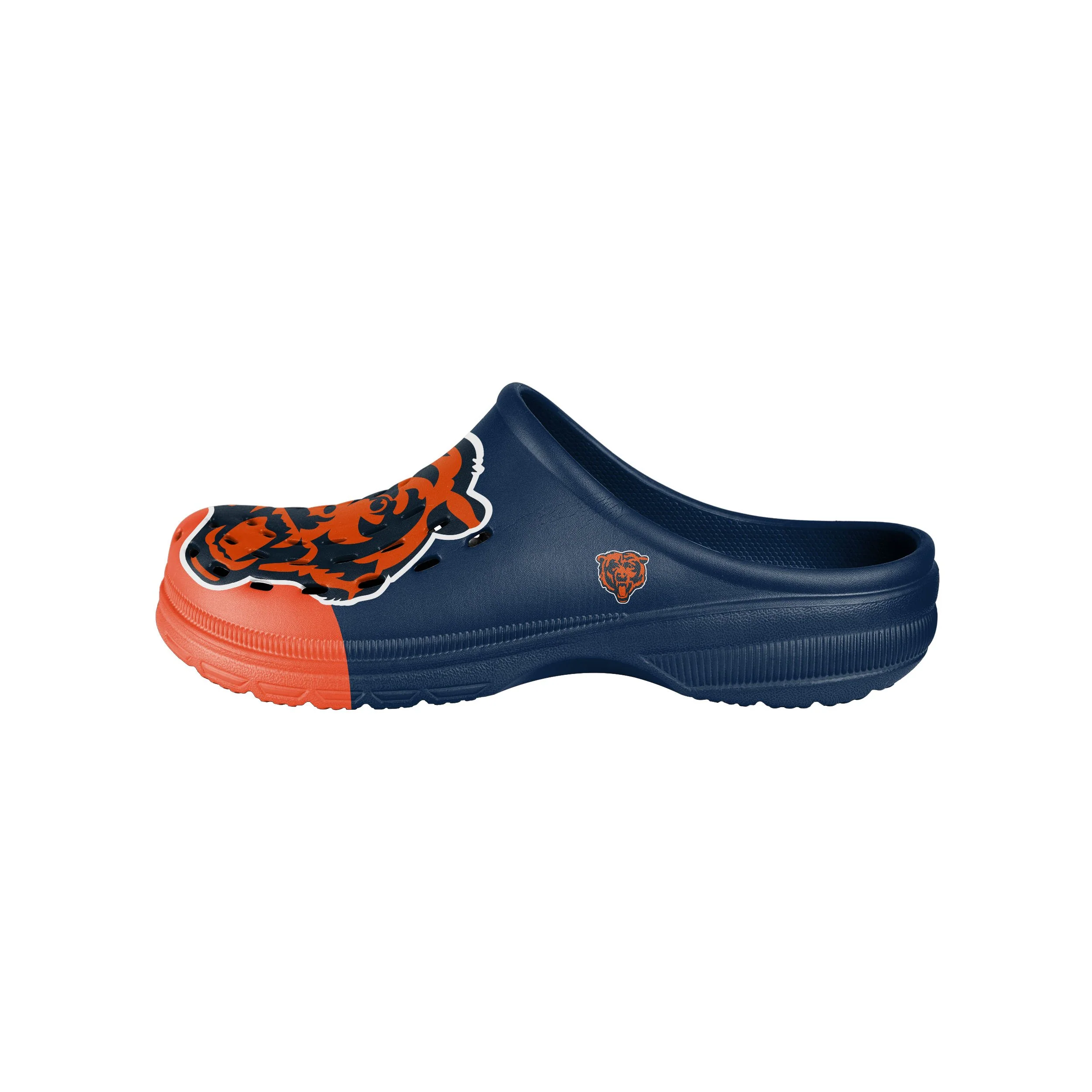 Chicago Bears NFL Mens Colorblock Big Logo Clog - Image 2