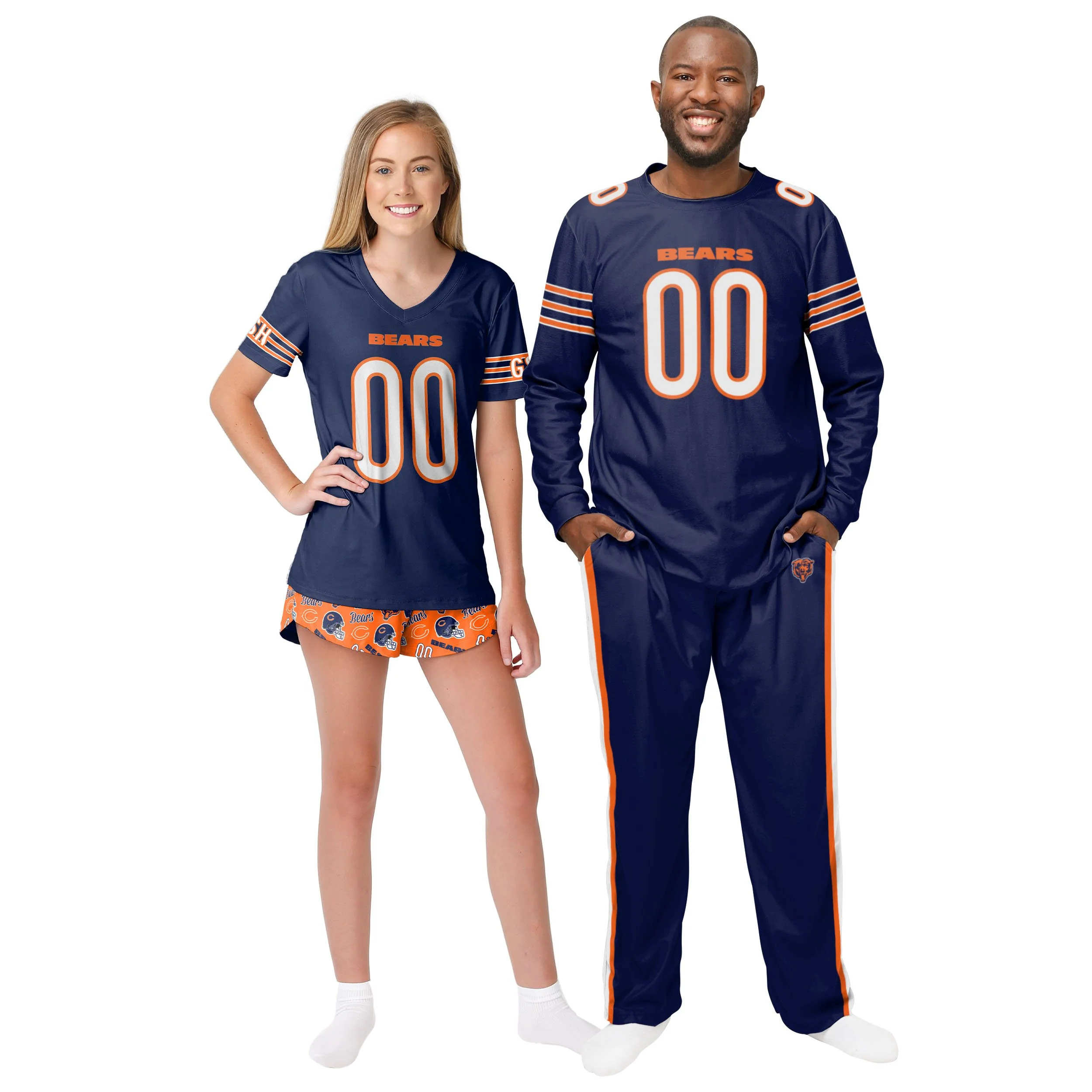 Chicago Bears NFL Mens Gameday Ready Pajama Set - Image 3