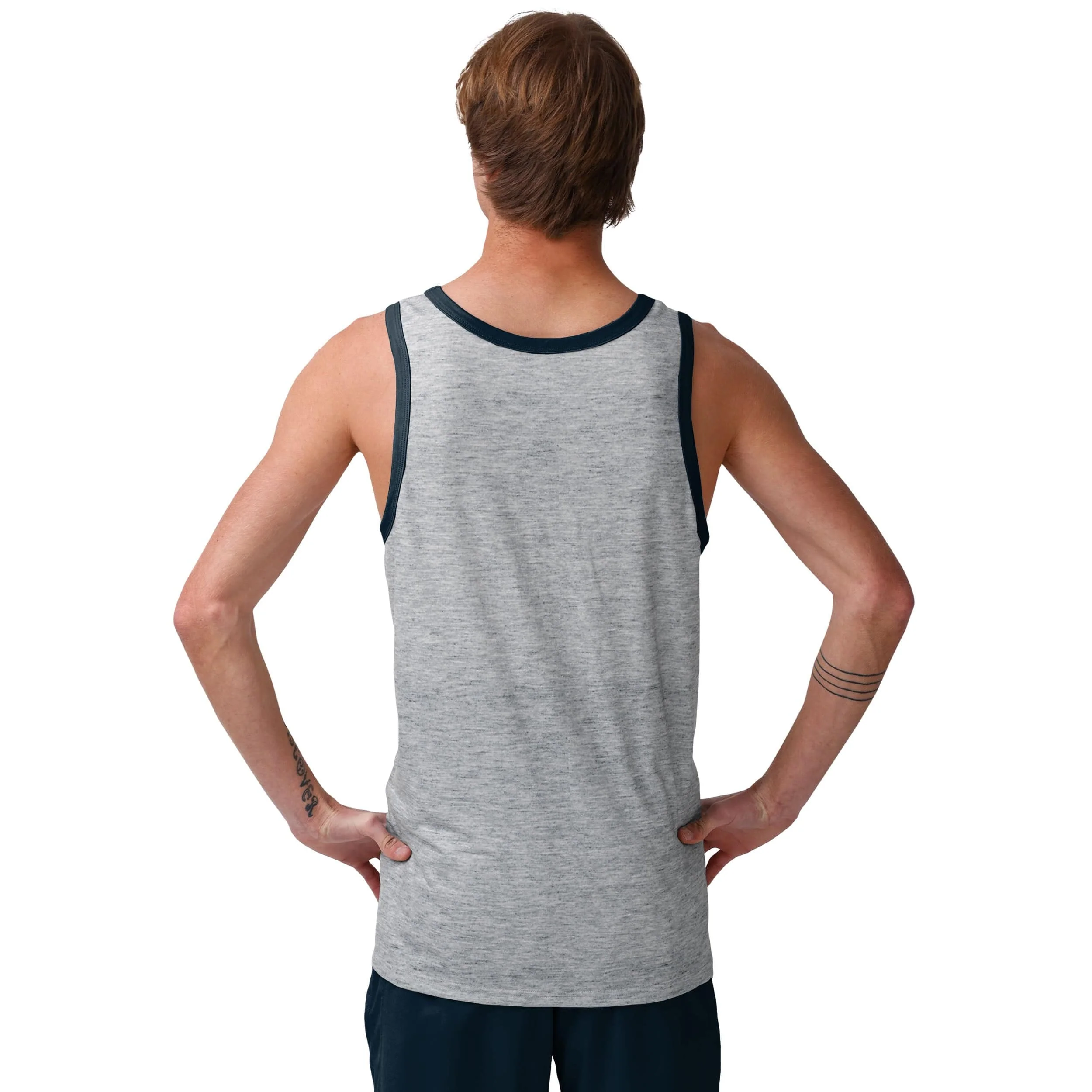 Chicago Bears NFL Mens Gray Wordmark Sleeveless Top - Image 2
