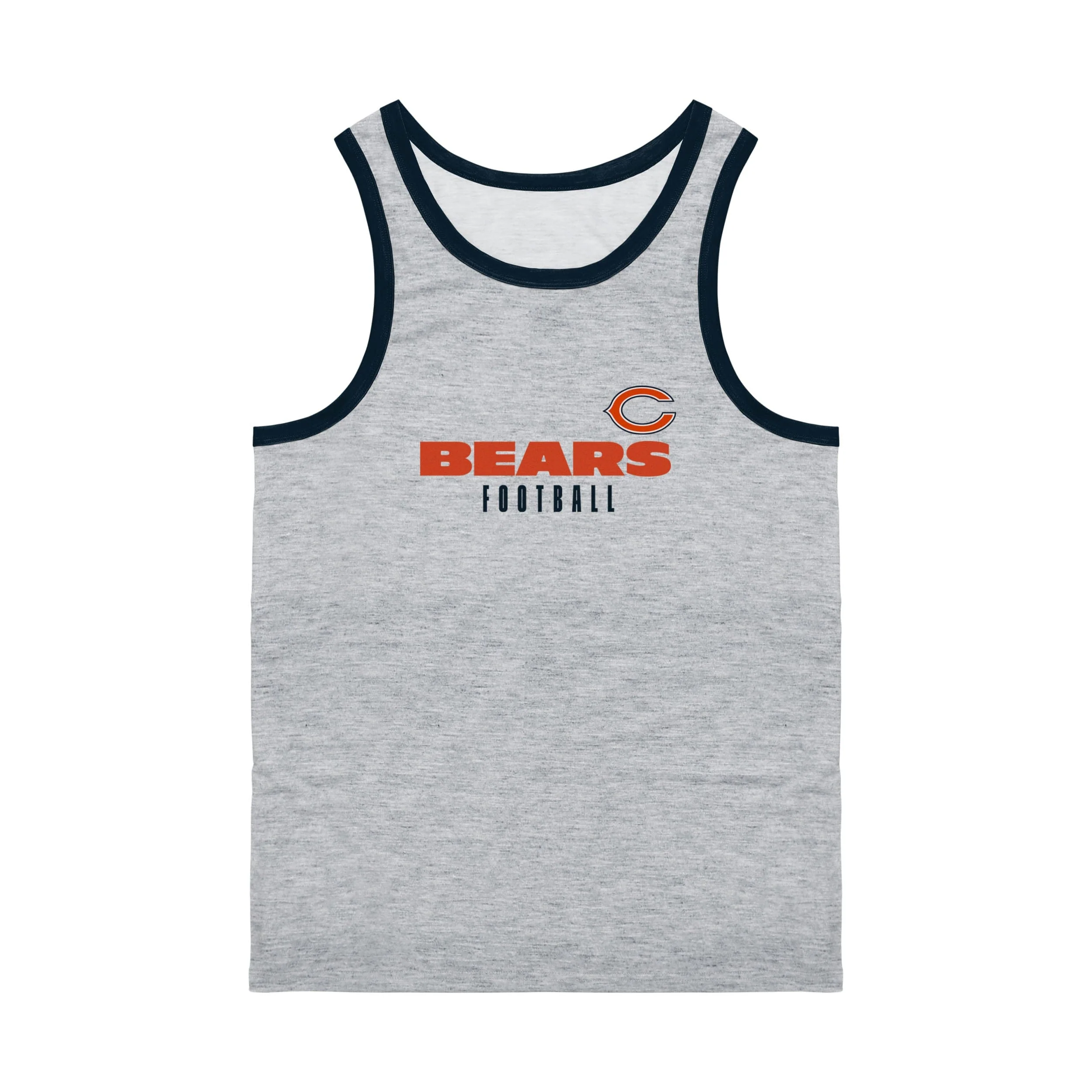 Chicago Bears NFL Mens Gray Wordmark Sleeveless Top - Image 3