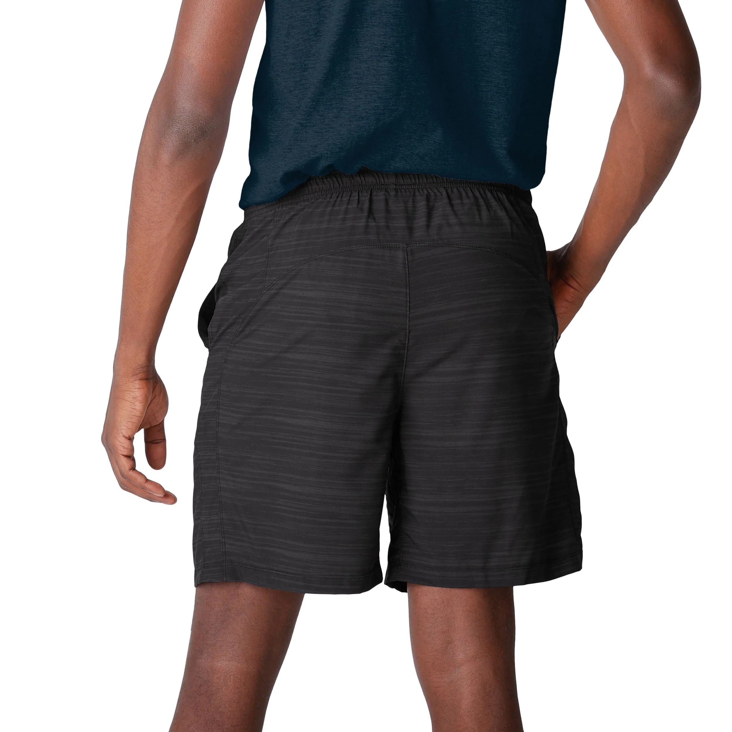 Chicago Bears NFL Mens Heathered Black Woven Liner Shorts - Image 3
