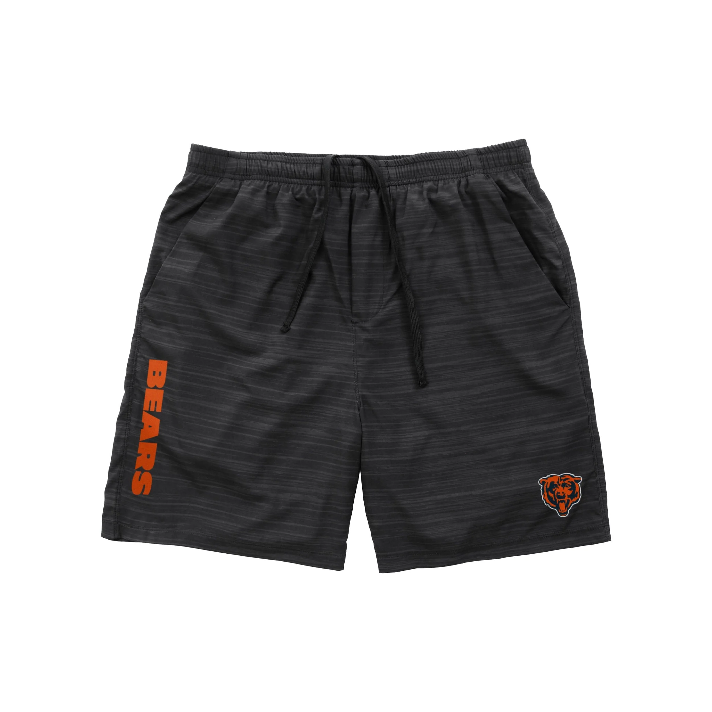 Chicago Bears NFL Mens Heathered Black Woven Liner Shorts - Image 5