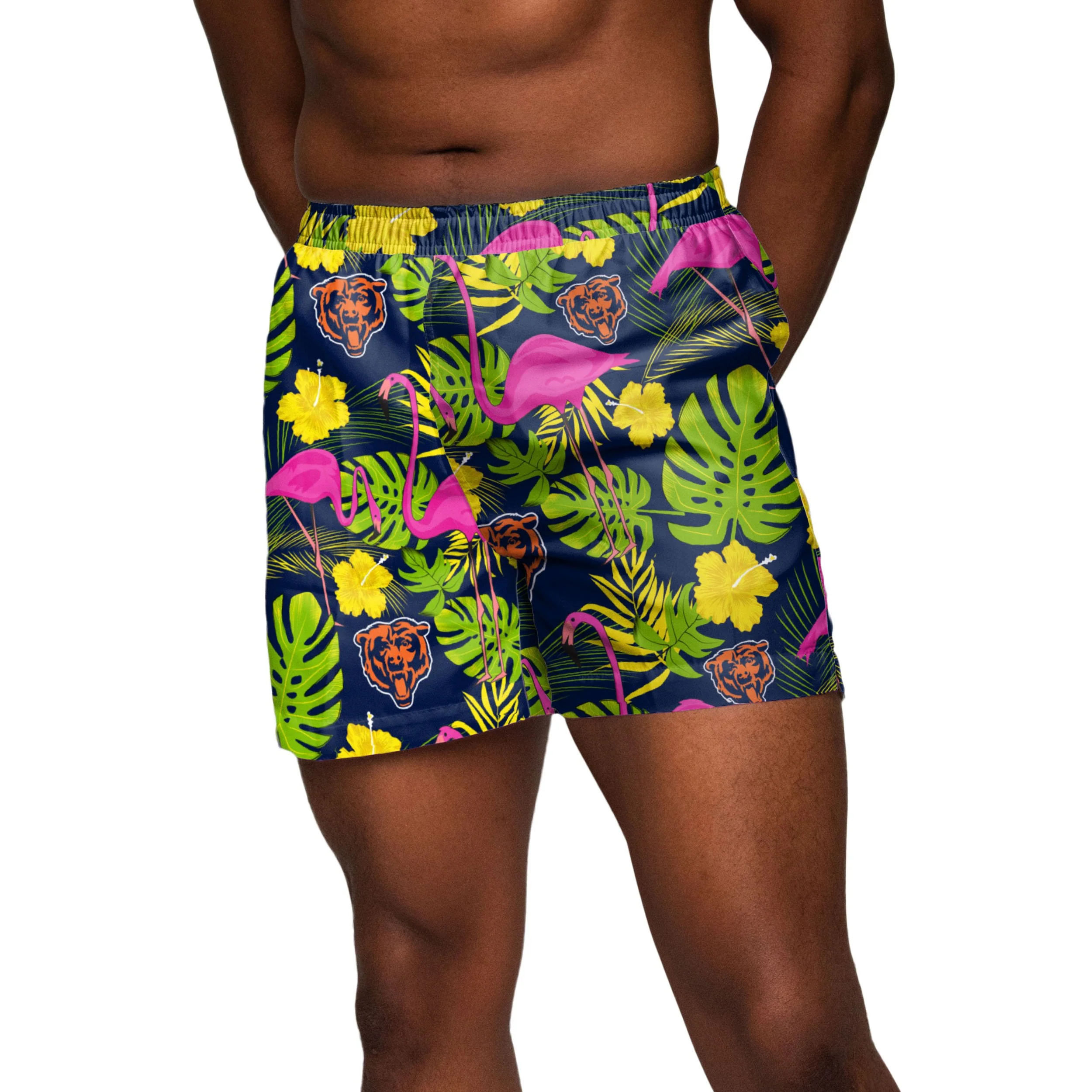 Chicago Bears NFL Mens Highlights Swimming Trunks - Image 2