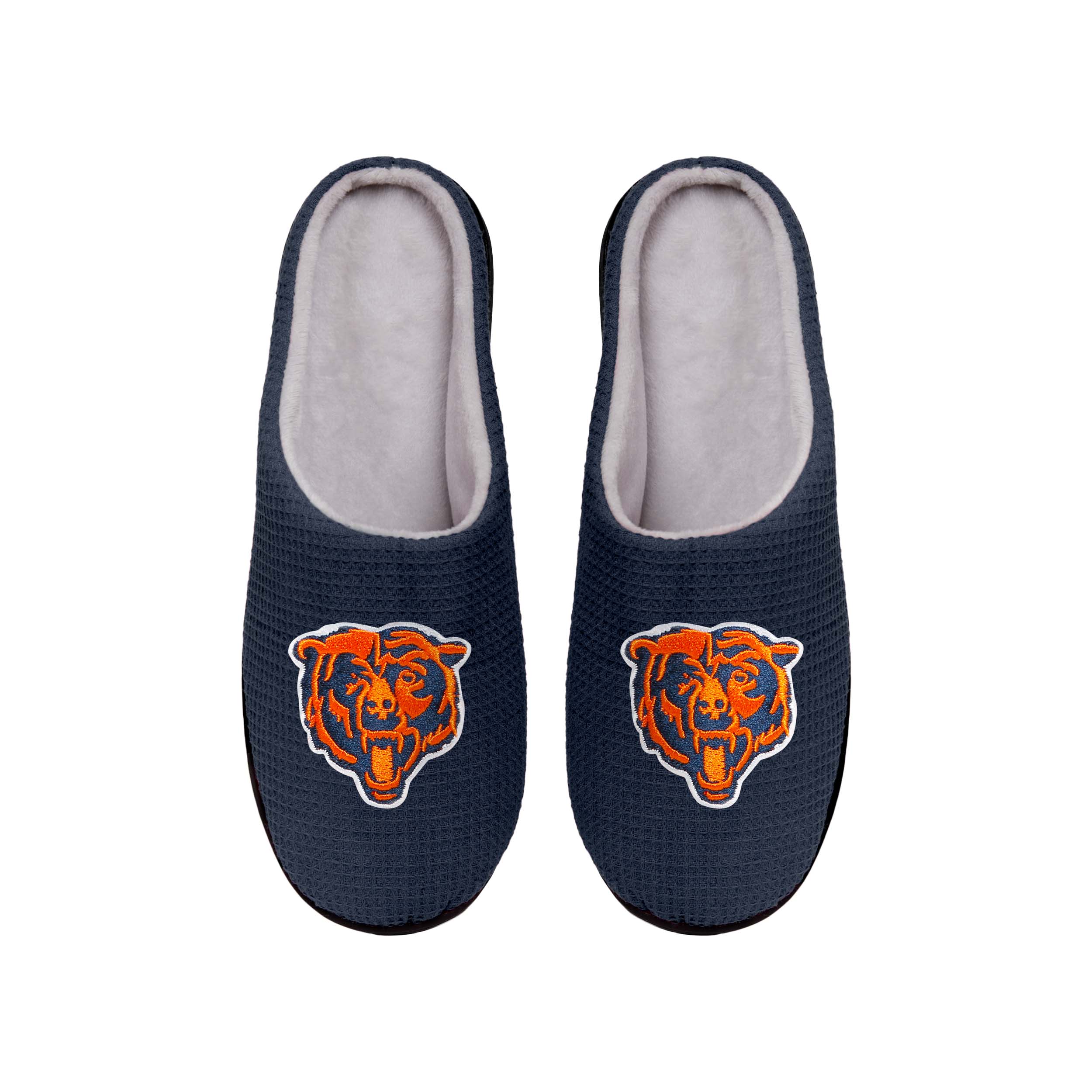 Chicago Bears NFL Mens Memory Foam Slide Slippers - Image 2