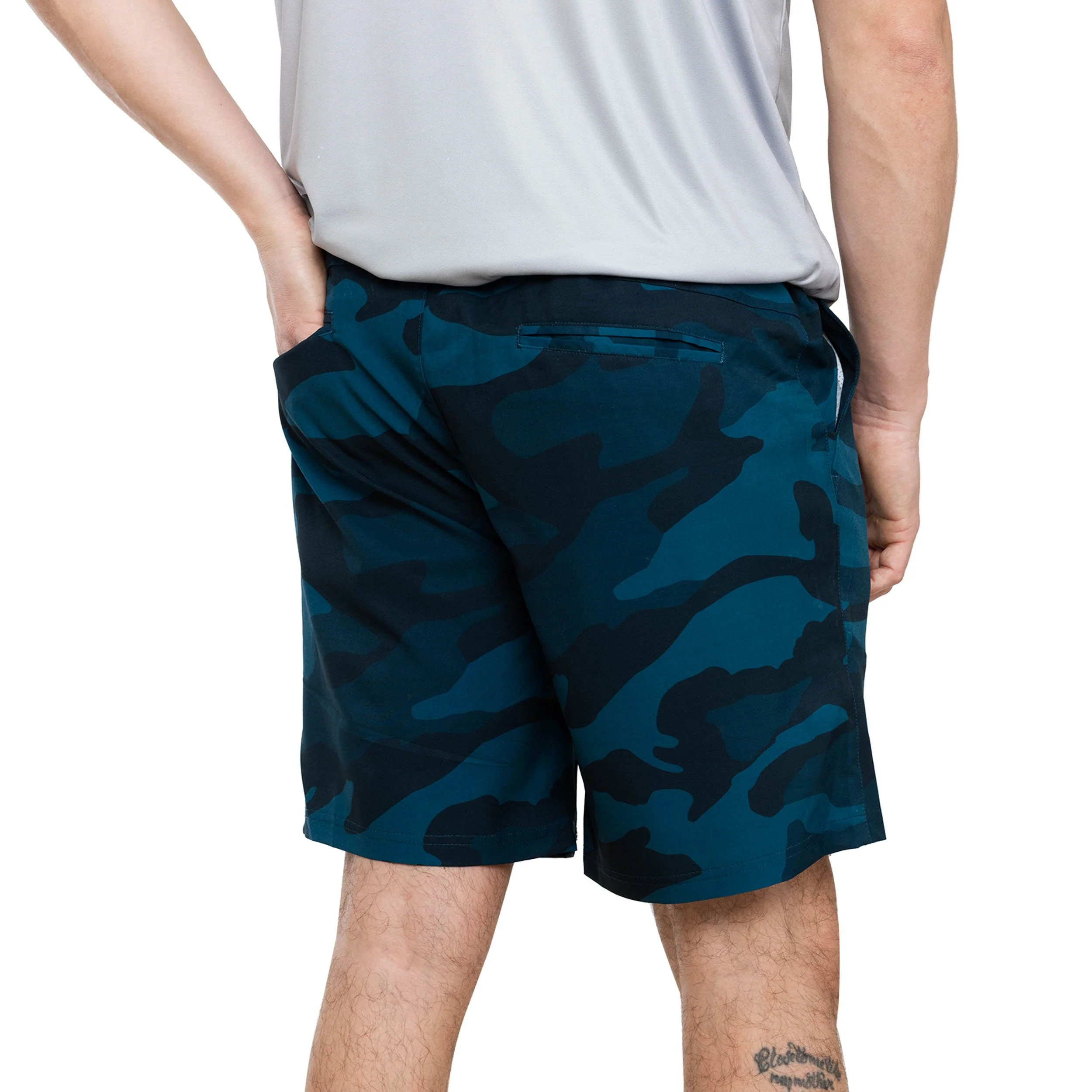 Chicago Bears NFL Mens Nightcap Camo Walking Shorts - Image 3