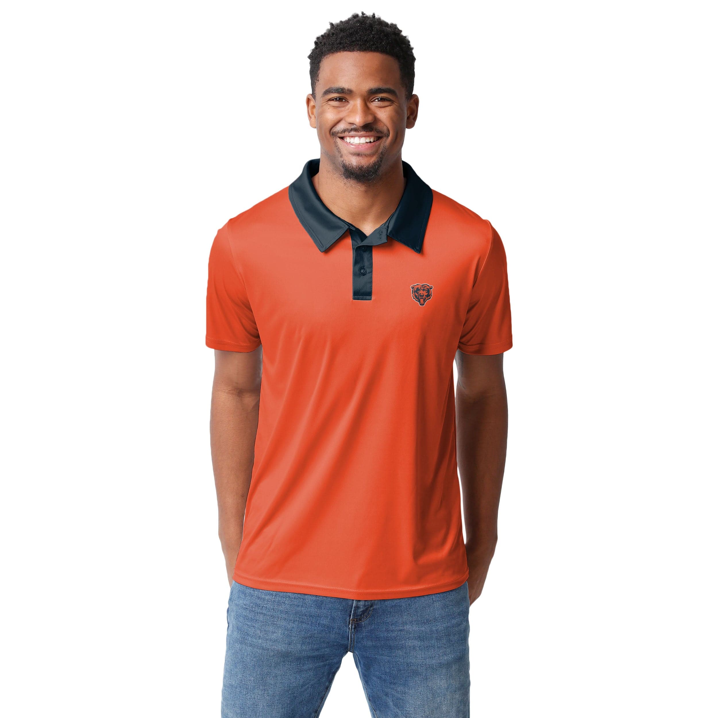 Chicago Bears NFL Mens Nightcap Polyester Polo - Image 2