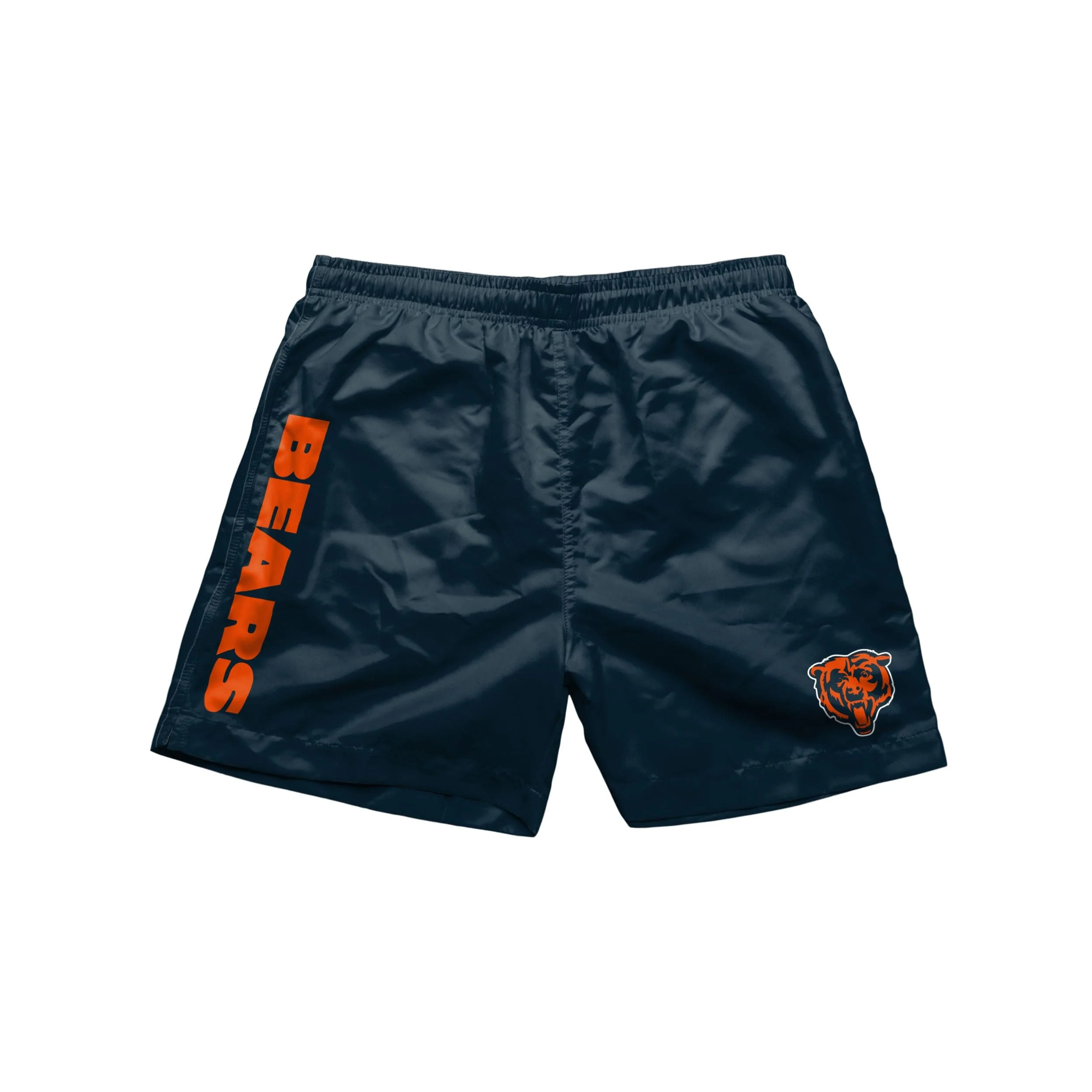 Chicago Bears NFL Mens Solid Wordmark 5.5" Swimming Trunks - Image 4