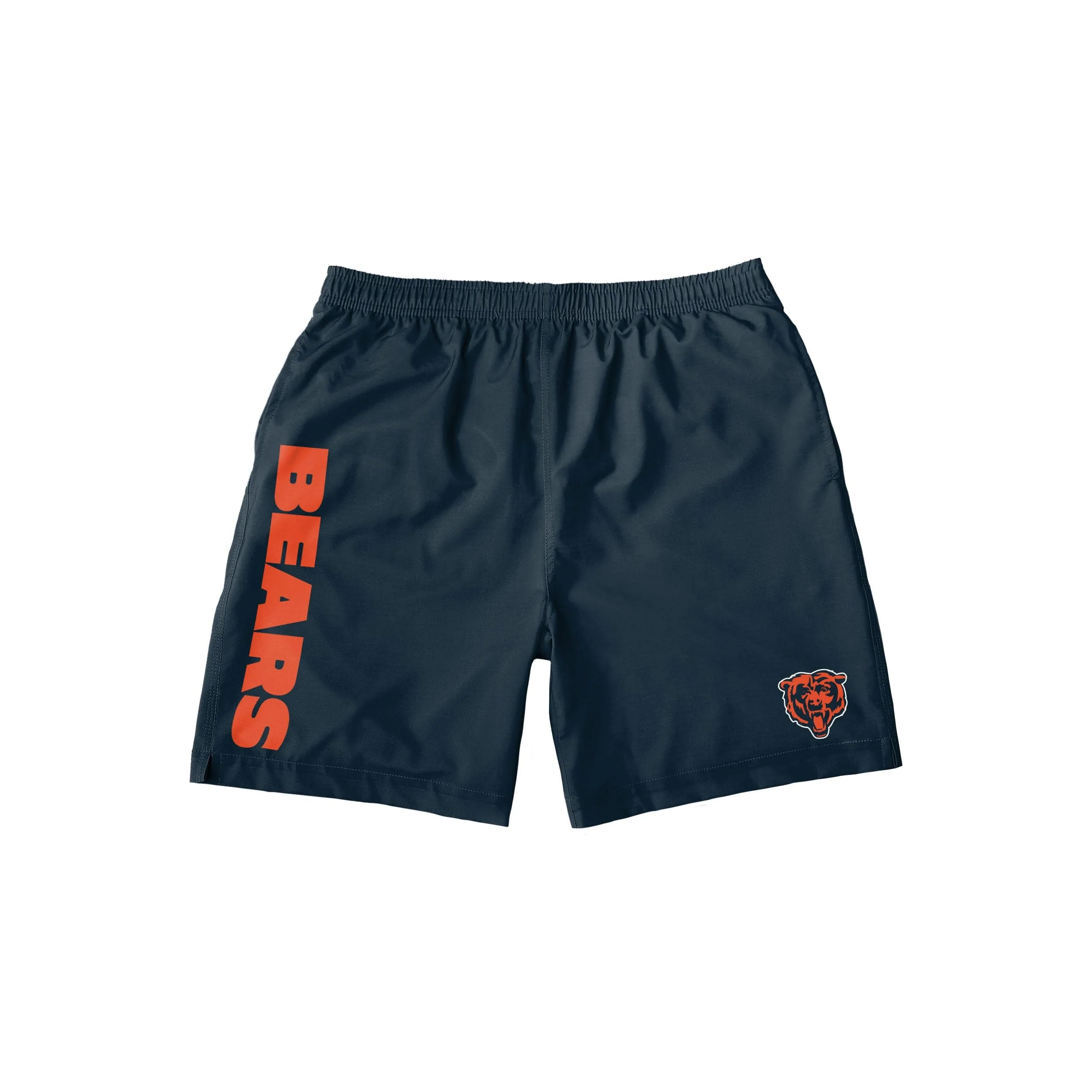 Chicago Bears NFL Mens Solid Wordmark Traditional Swimming Trunks - Image 4