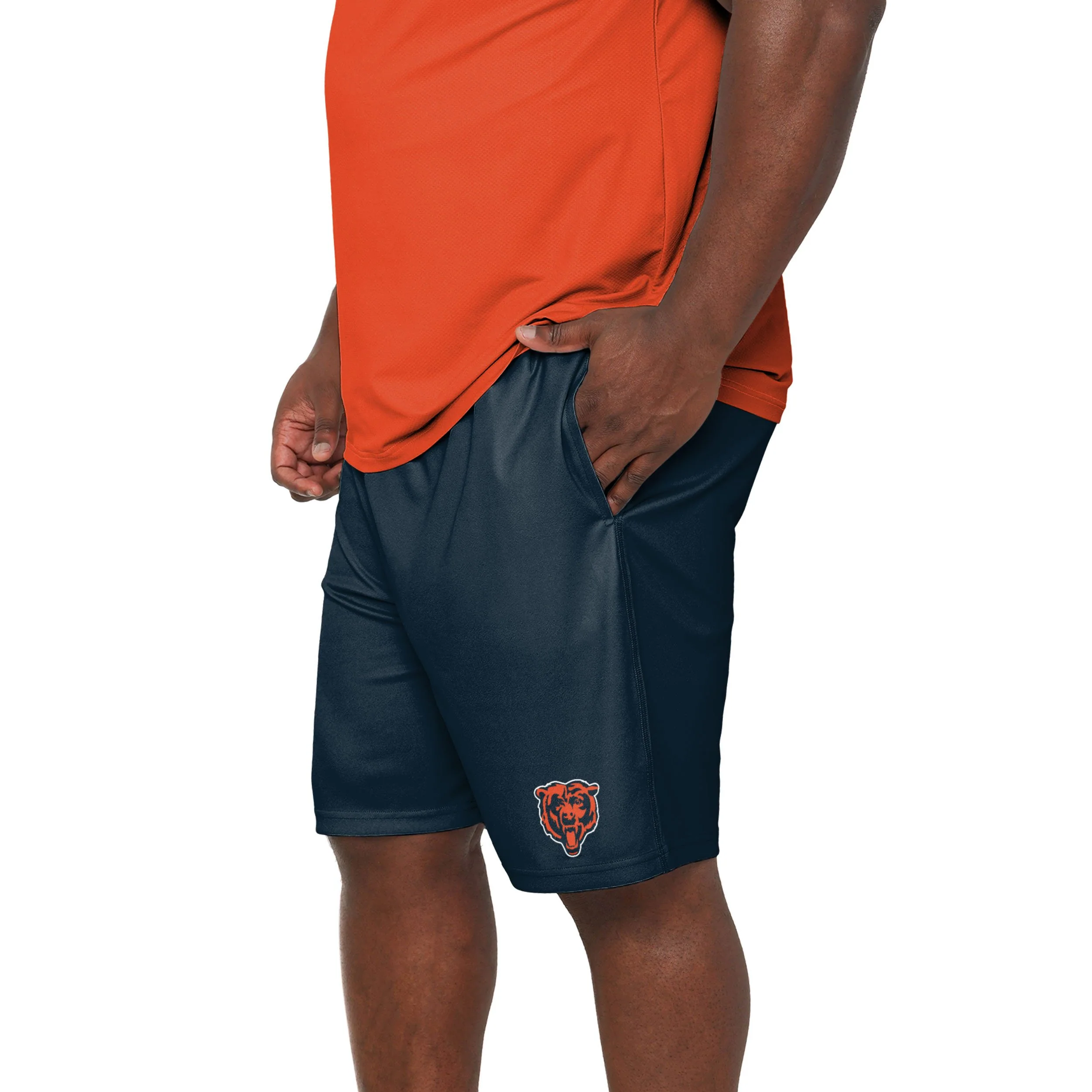 Chicago Bears NFL Mens Team Workout Training Shorts - Image 2