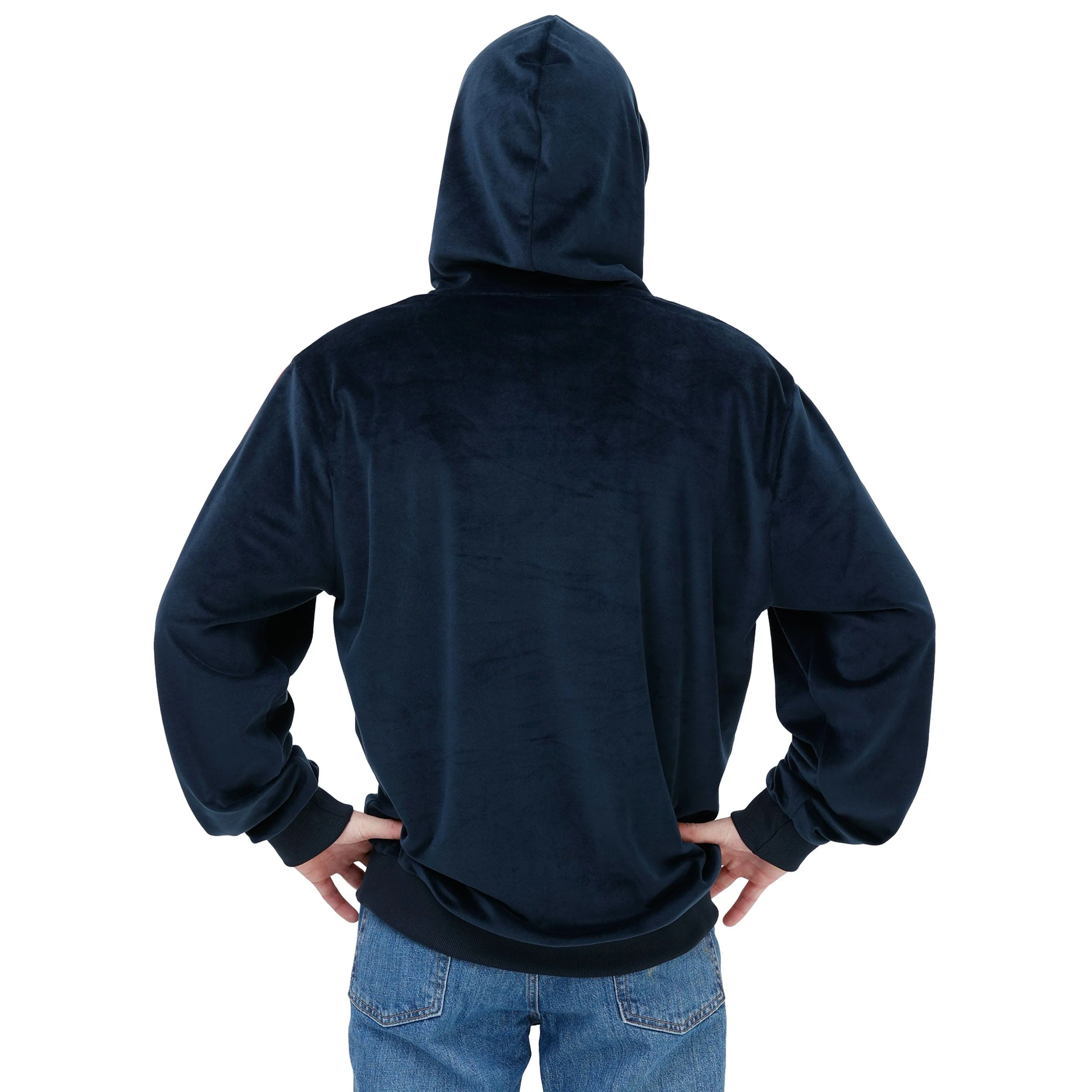 Chicago Bears NFL Mens Velour Hooded Sweatshirt - Image 2