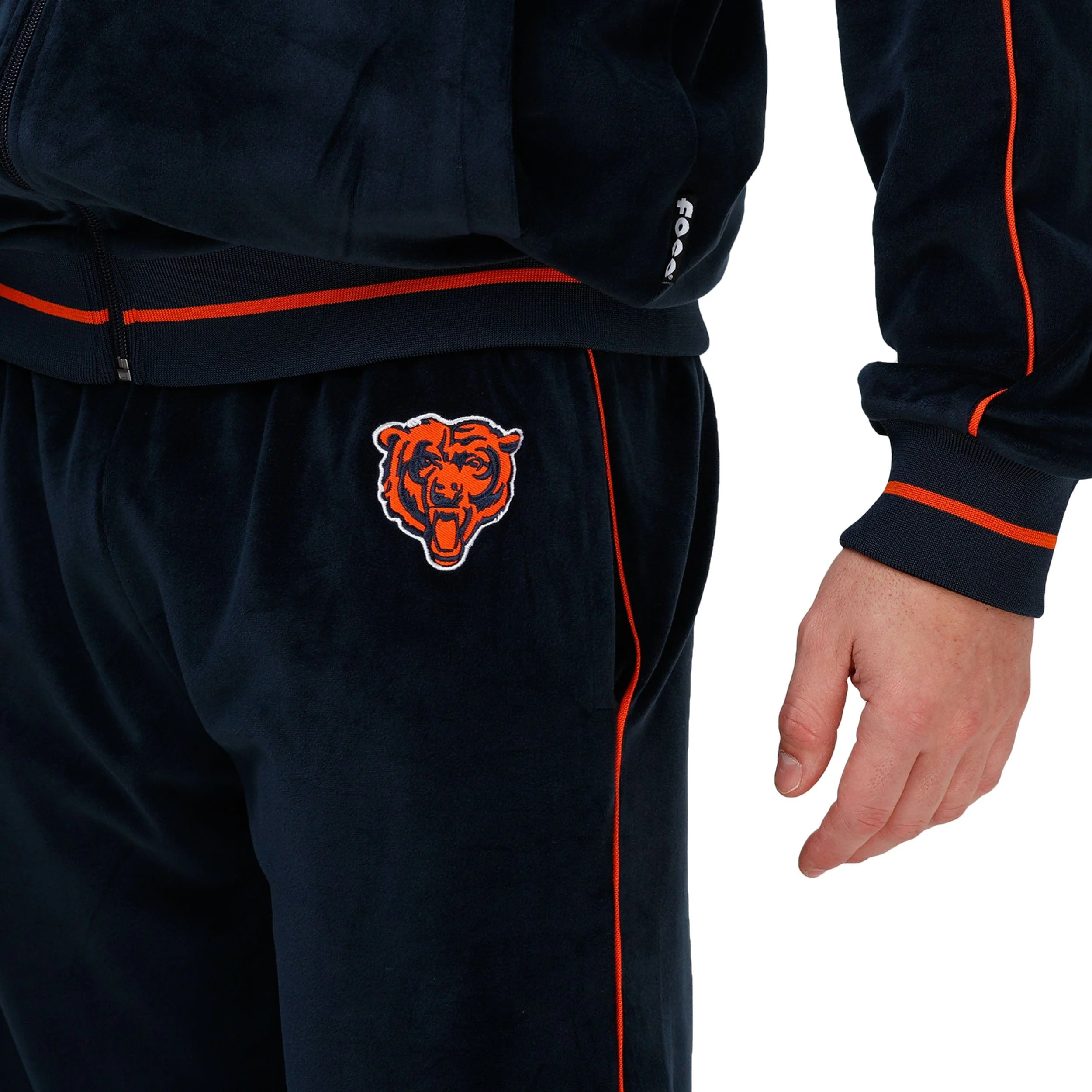 Chicago Bears NFL Mens Velour Pants - Image 3