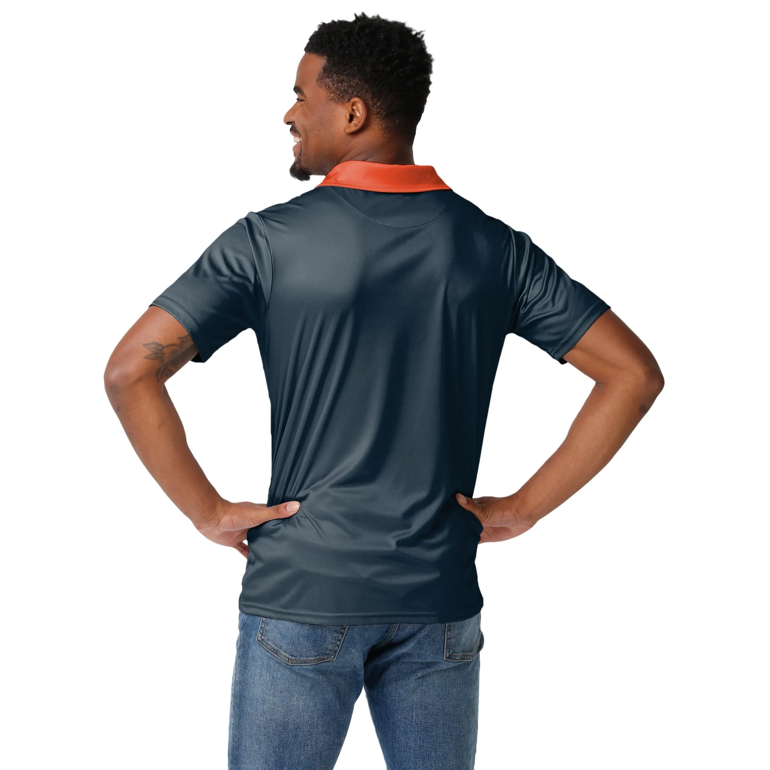 Chicago Bears NFL Mens Workday Warrior Polyester Polo - Image 3