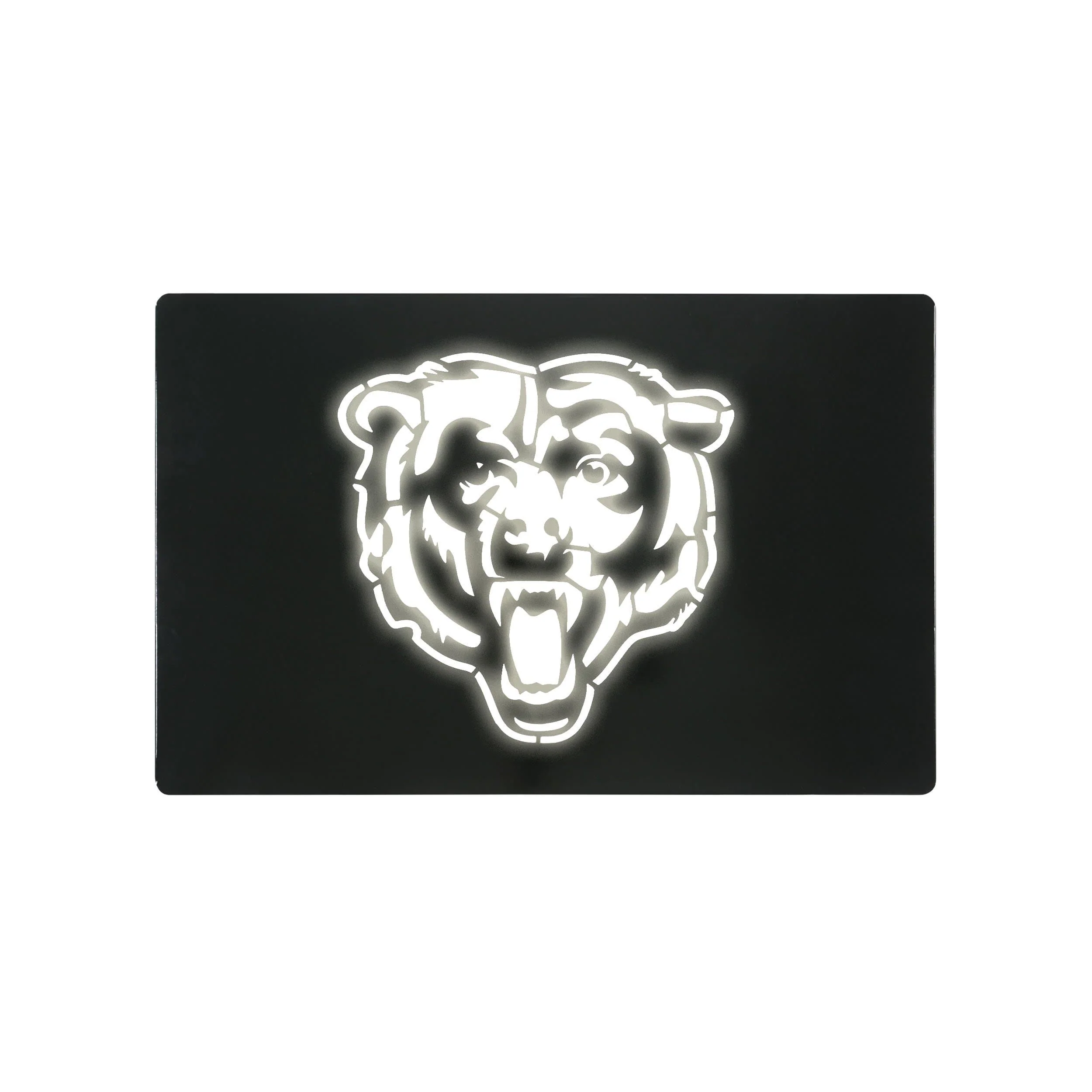 Chicago Bears NFL Metal Light Up Logo Sign