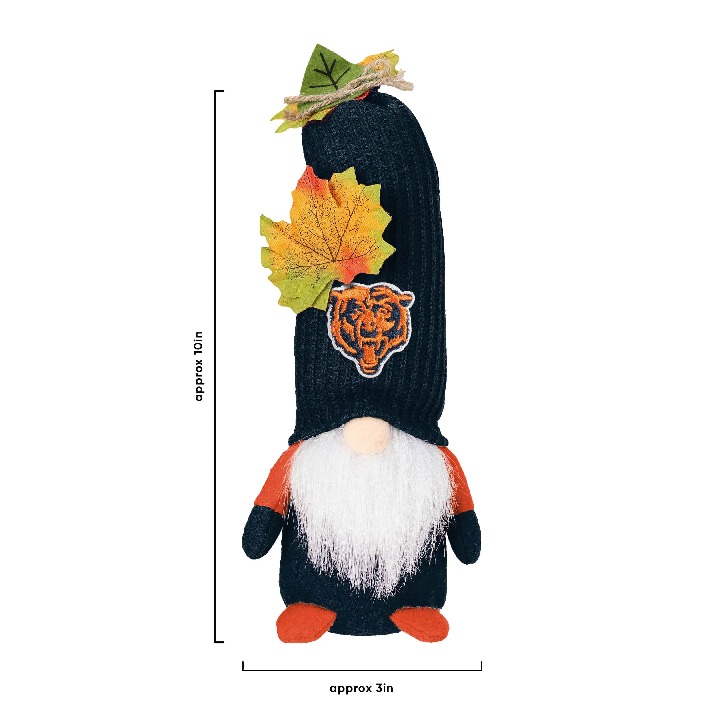 Chicago Bears NFL Mixed Material Harvest Plush Gnome - Image 4
