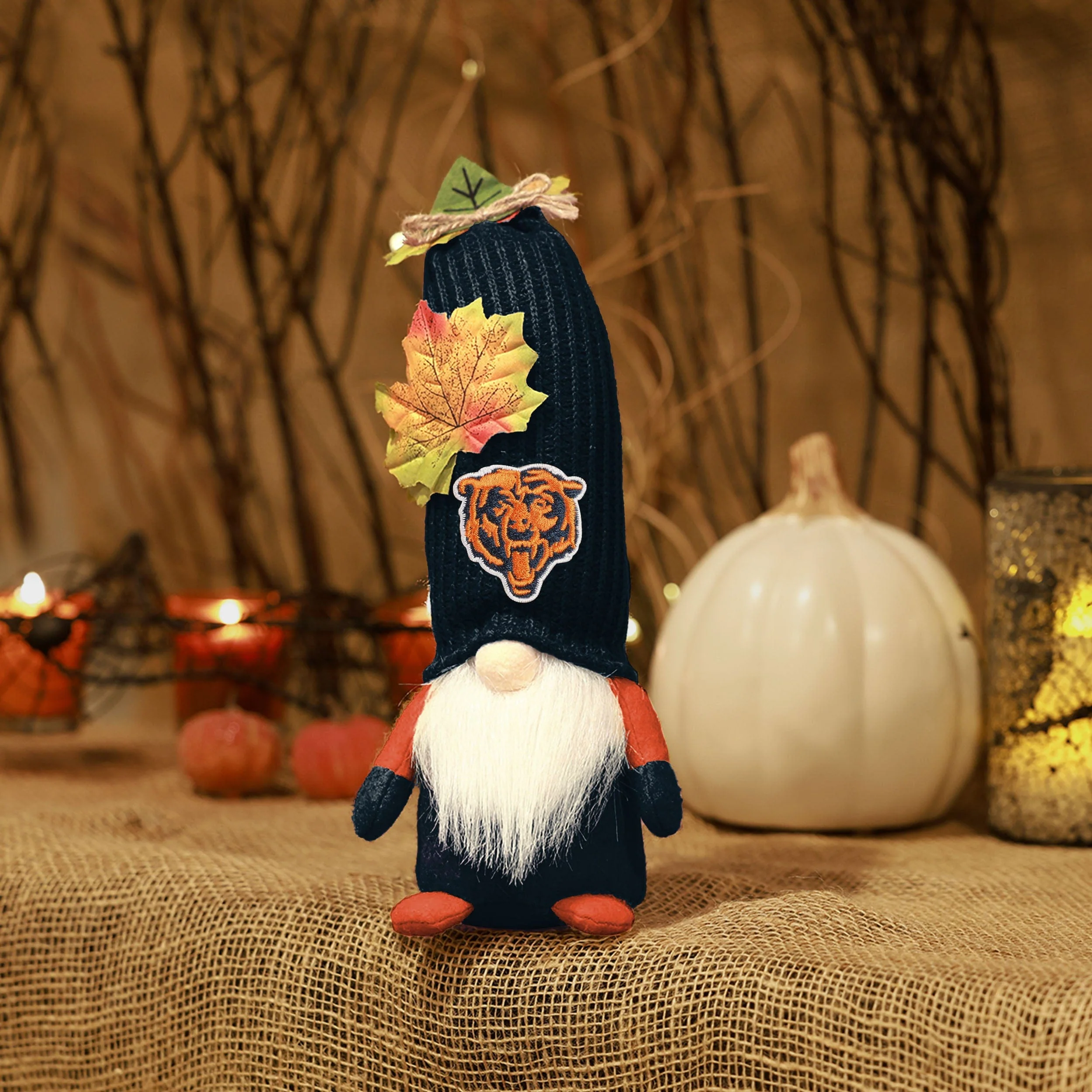 Chicago Bears NFL Mixed Material Harvest Plush Gnome - Image 5