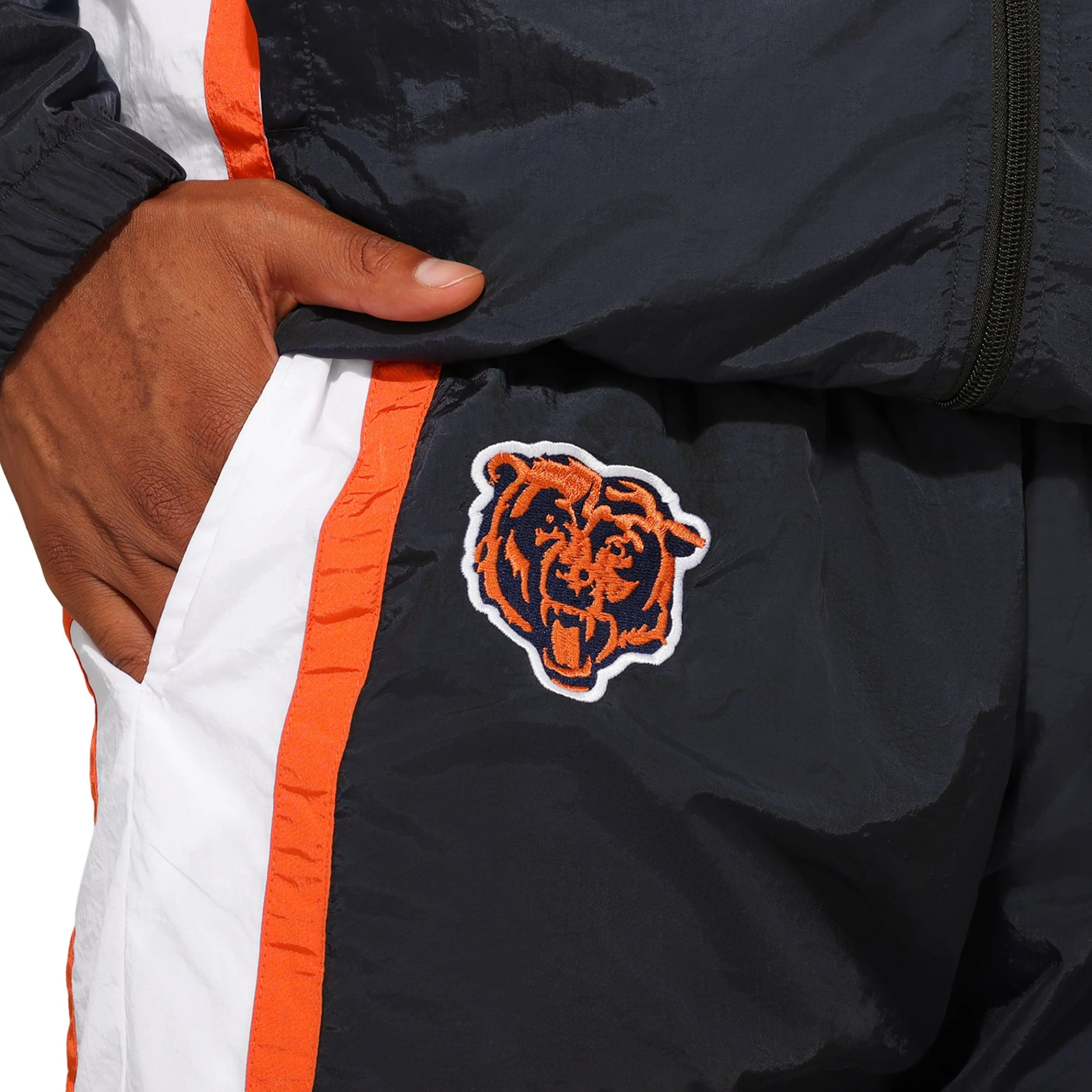 Chicago Bears NFL Nylon Crinkle Gameday Pants - Image 3