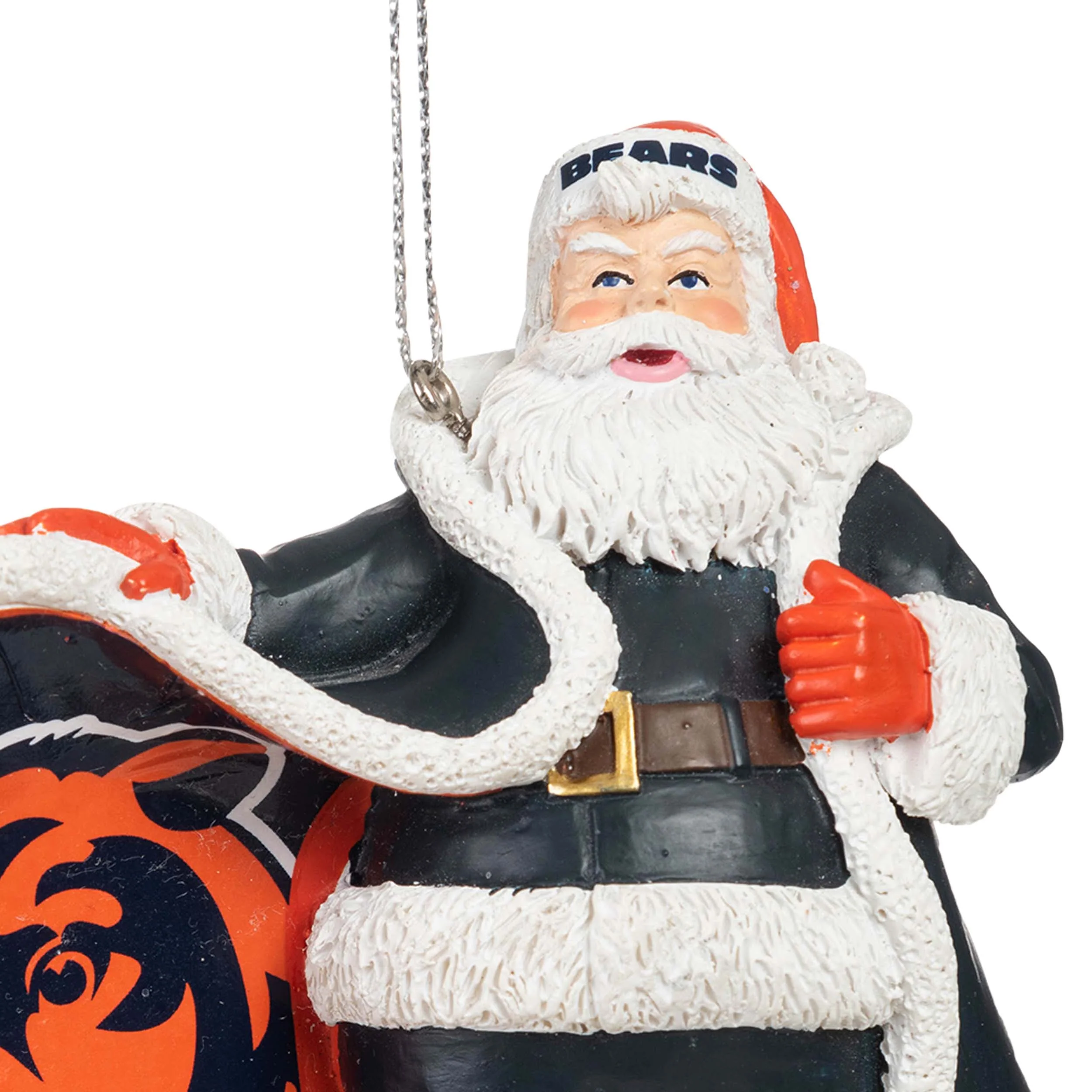 Chicago Bears Photoprint Santa Ornament - Image 2