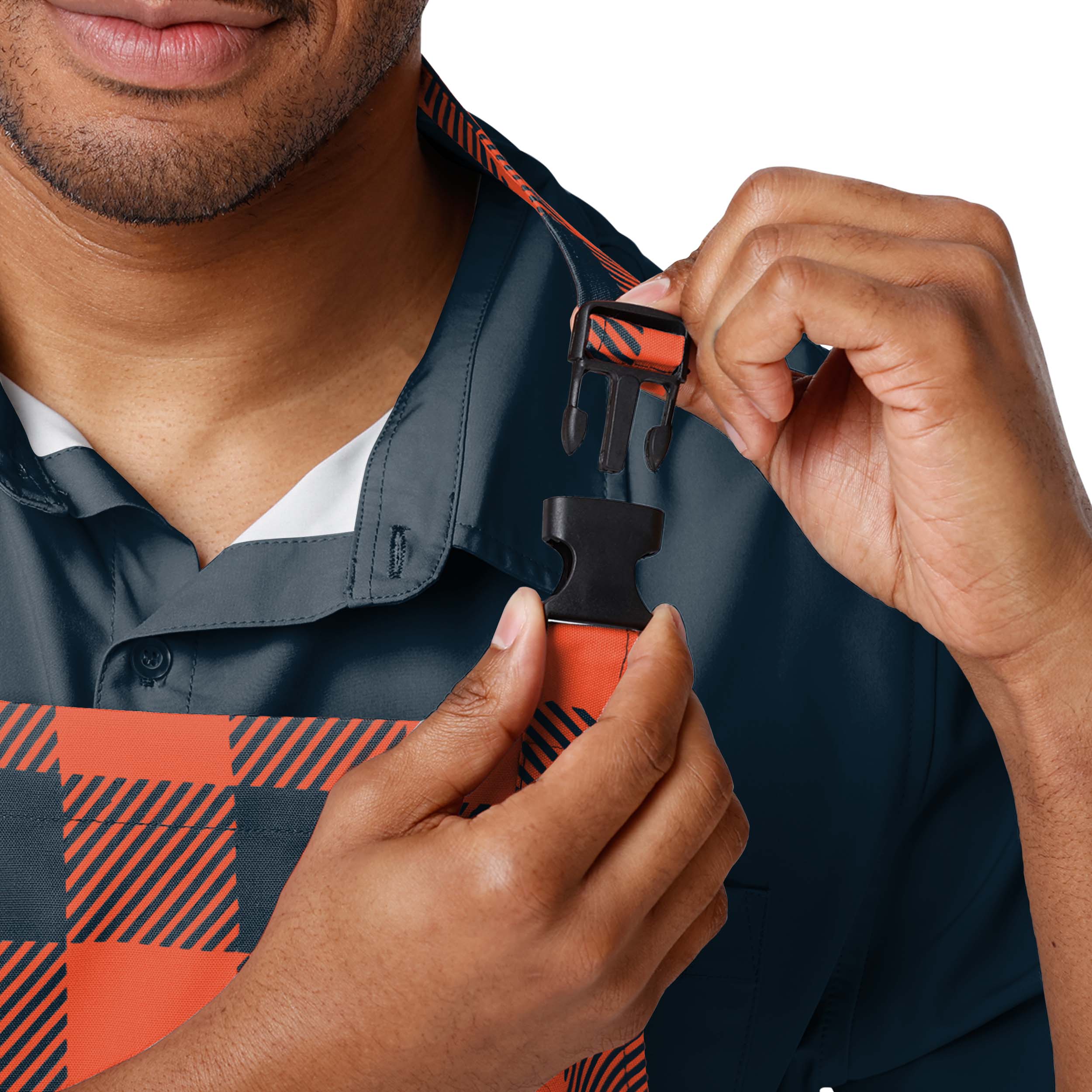 Chicago Bears NFL Plaid Chef Set - Image 3