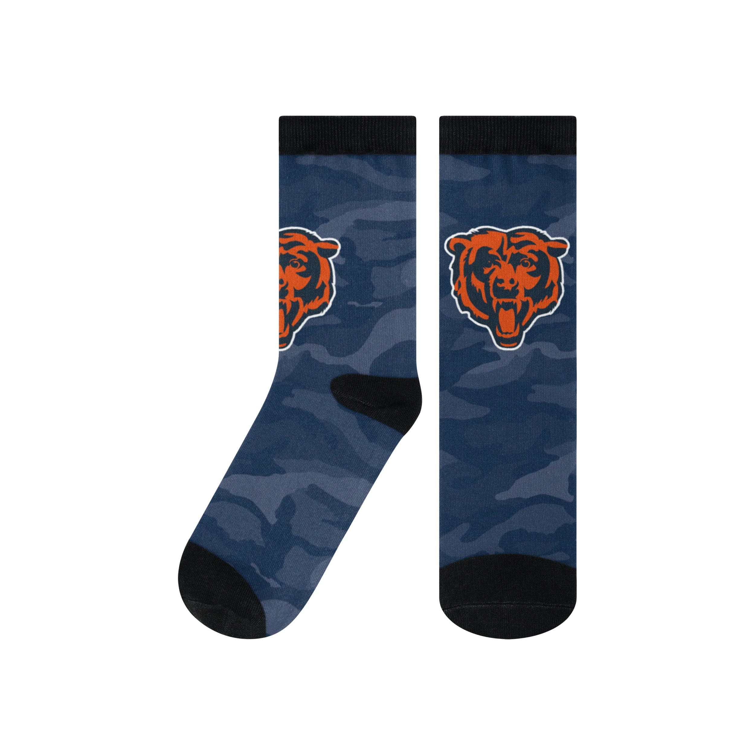 Chicago Bears NFL Printed Camo Socks - Image 2