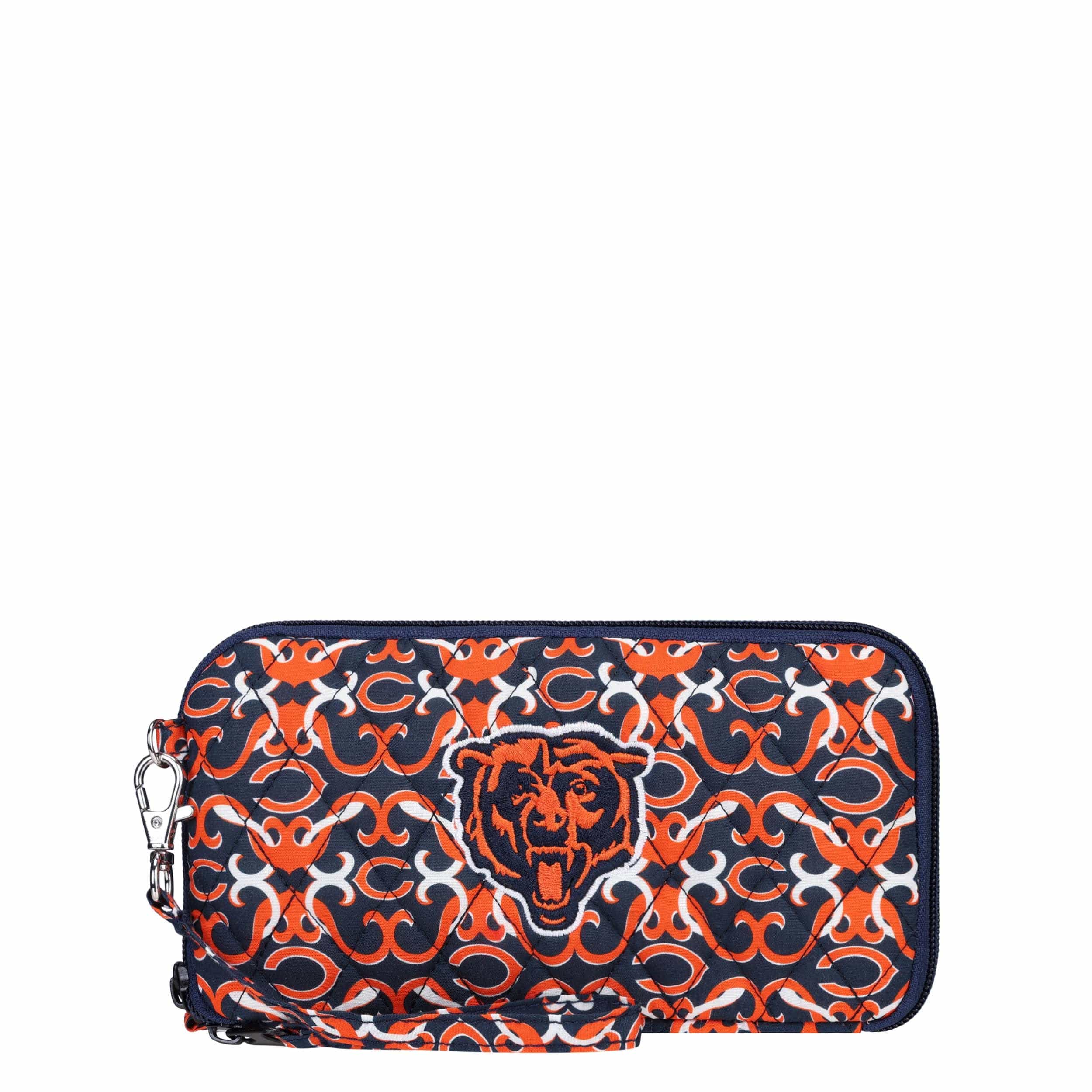 Chicago Bears NFL Quilted Printed Wristlet