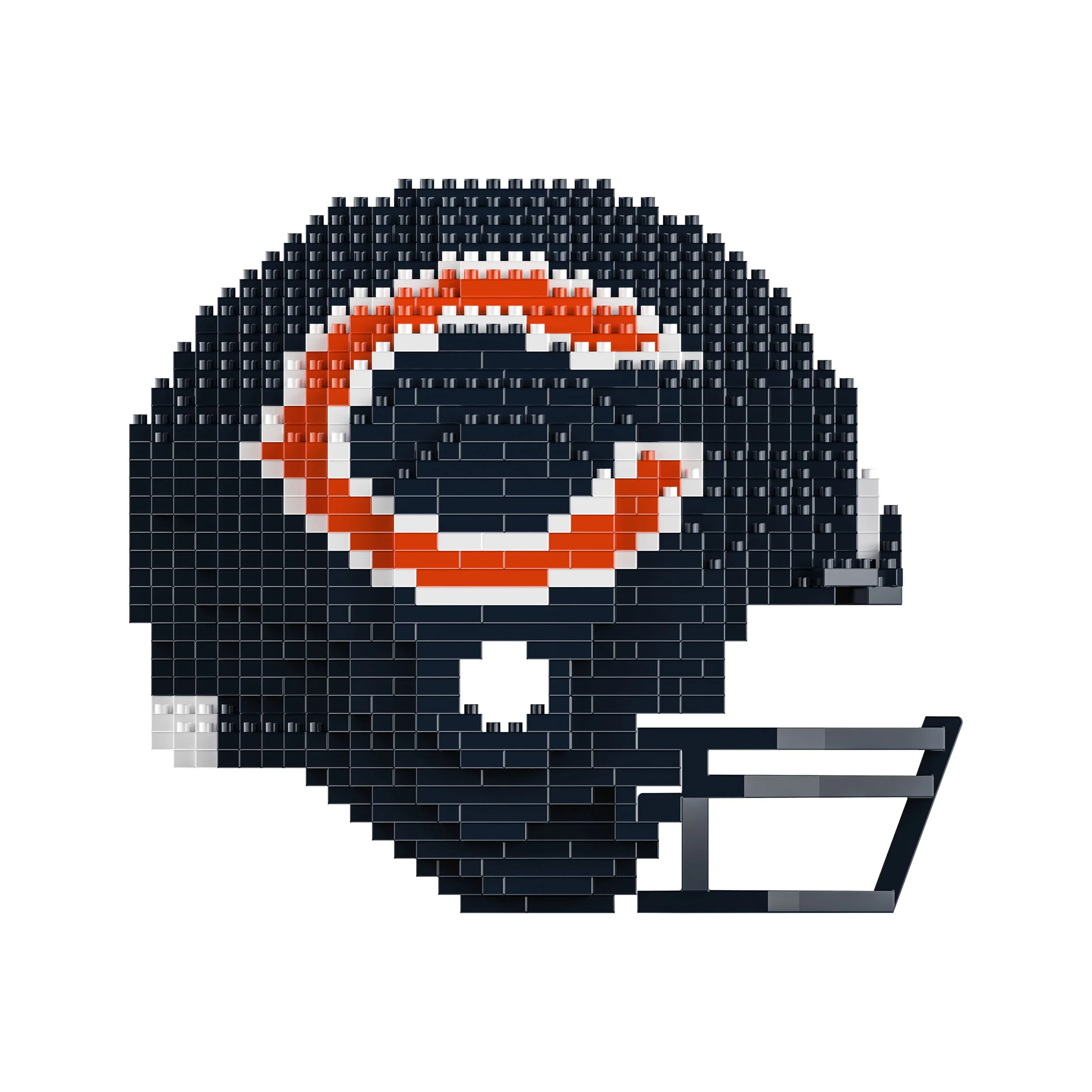 Chicago Bears NFL Replica BRXLZ Mini Helmet - Image 2