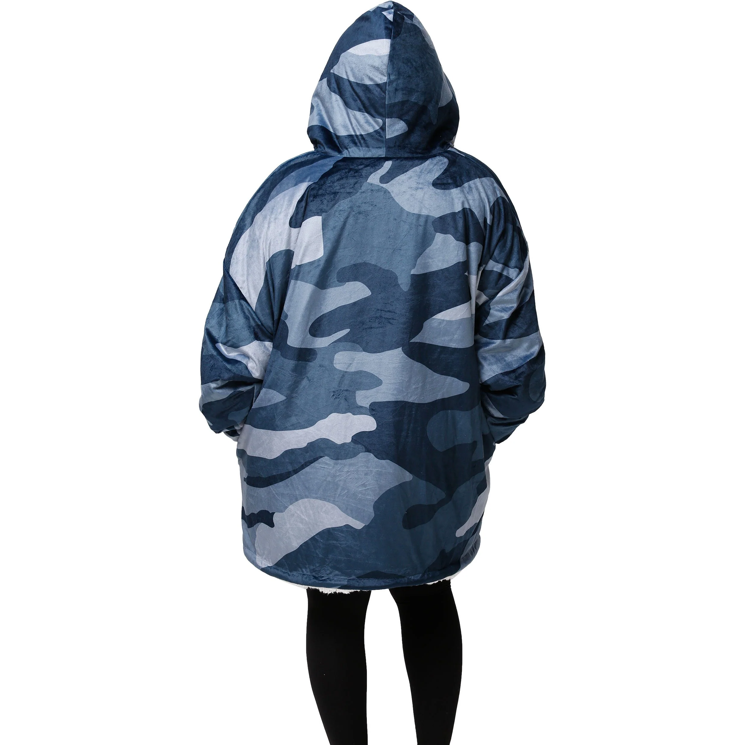 Chicago Bears NFL Reversible Team Color Camo Hoodeez - Image 2