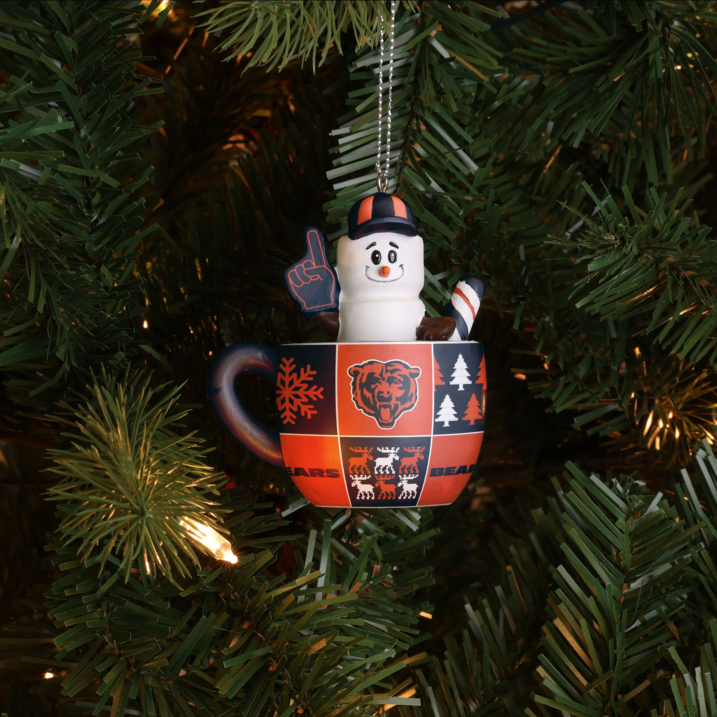 Chicago Bears NFL Smores Mug Ornament - Image 2