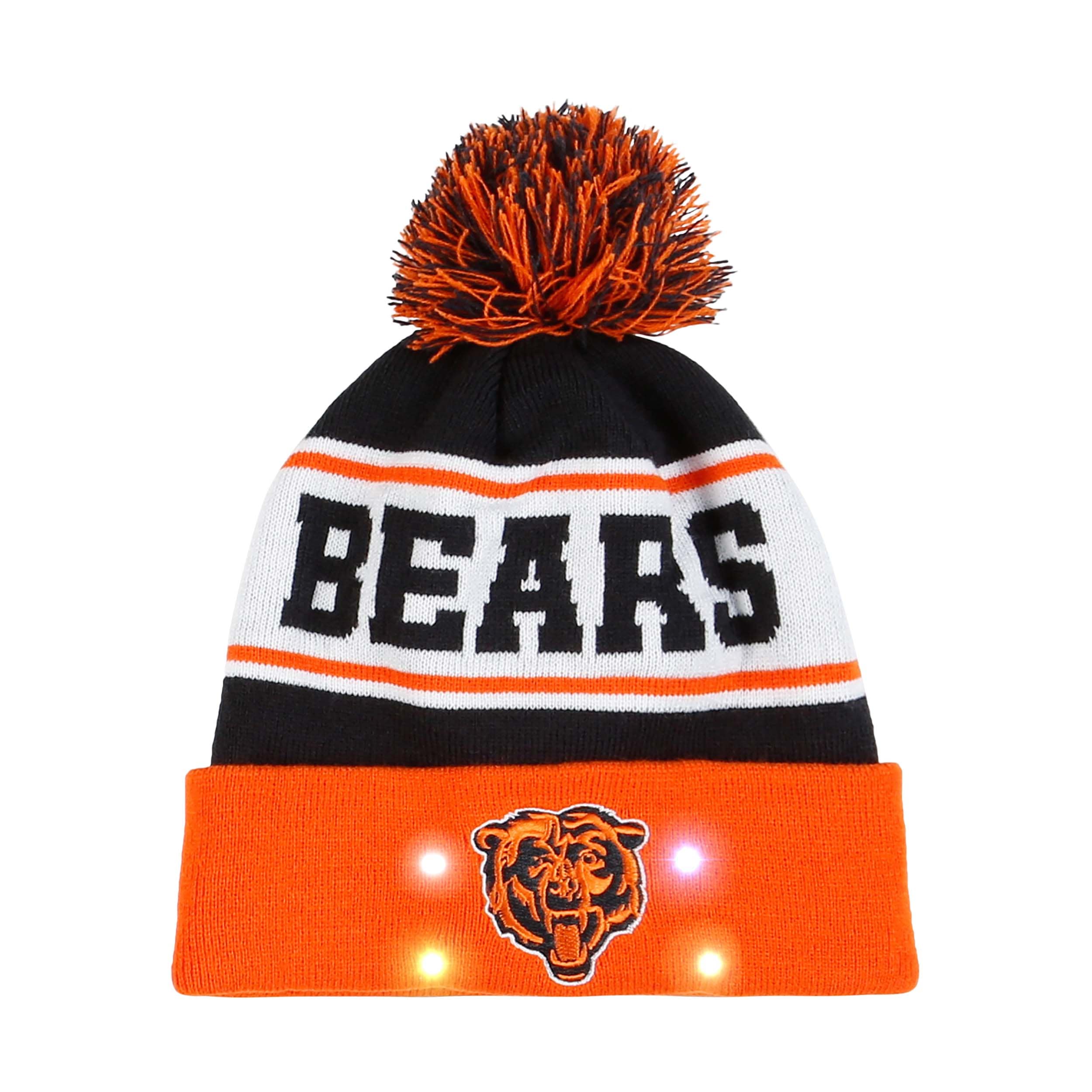 Chicago Bears NFL Snow Stealer Light Up Beanie - Image 2