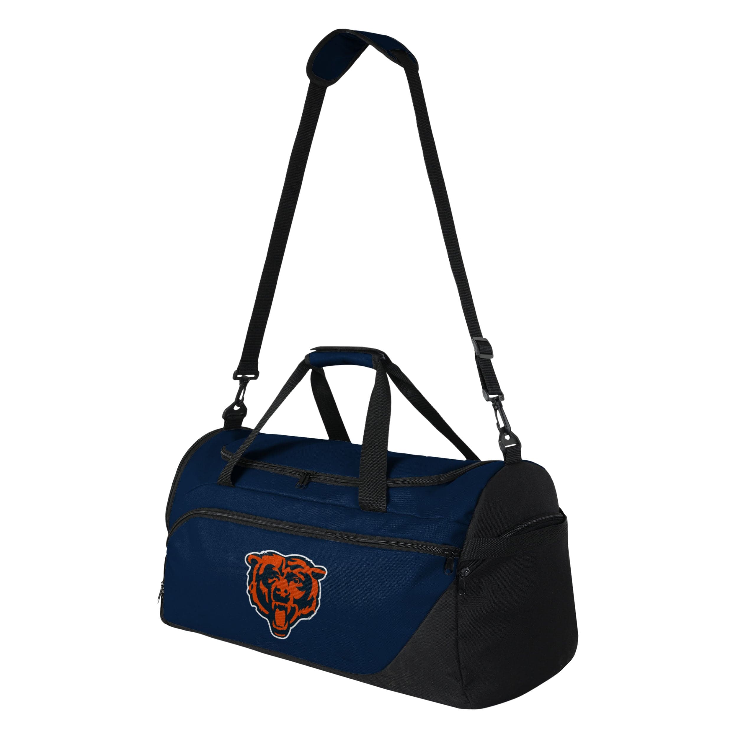 Chicago Bears NFL Solid Big Logo Duffle Bag - Image 2
