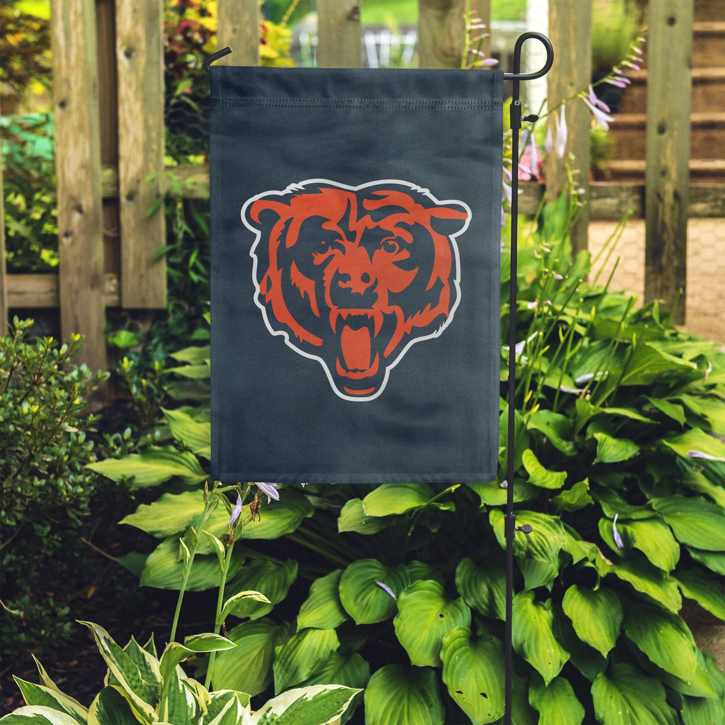 Chicago Bears NFL Solid Garden Flag - Image 4