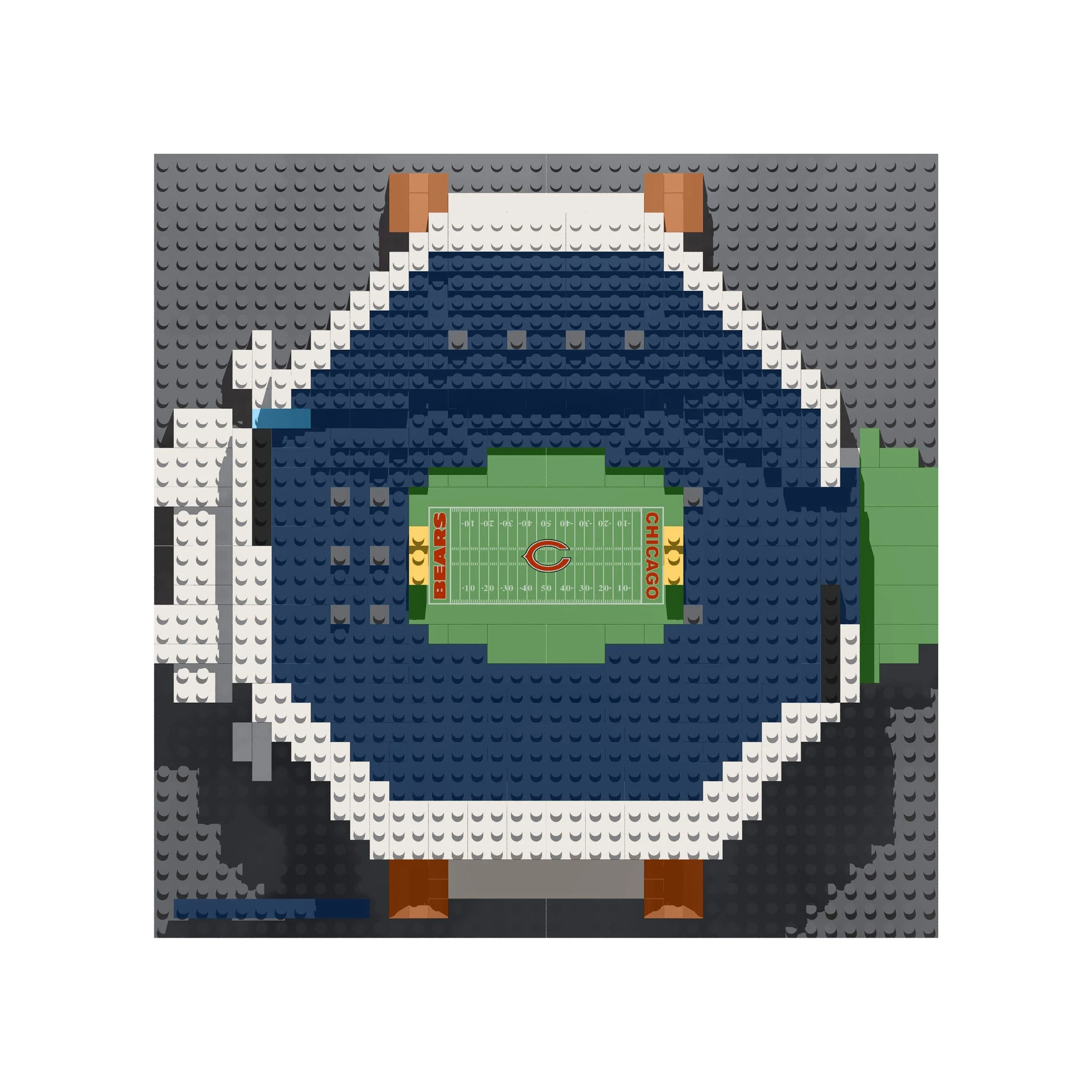 Chicago Bears NFL Mini BRXLZ Stadium - Soldier Field - Image 7