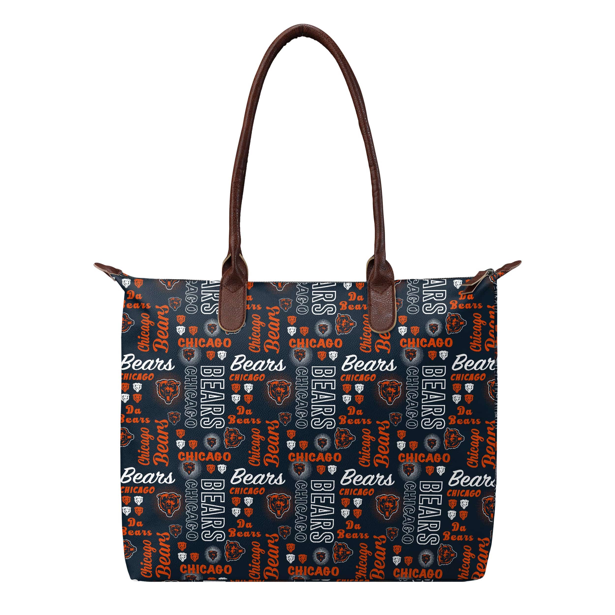 Chicago Bears NFL Spirited Style Printed Collection Tote Bag