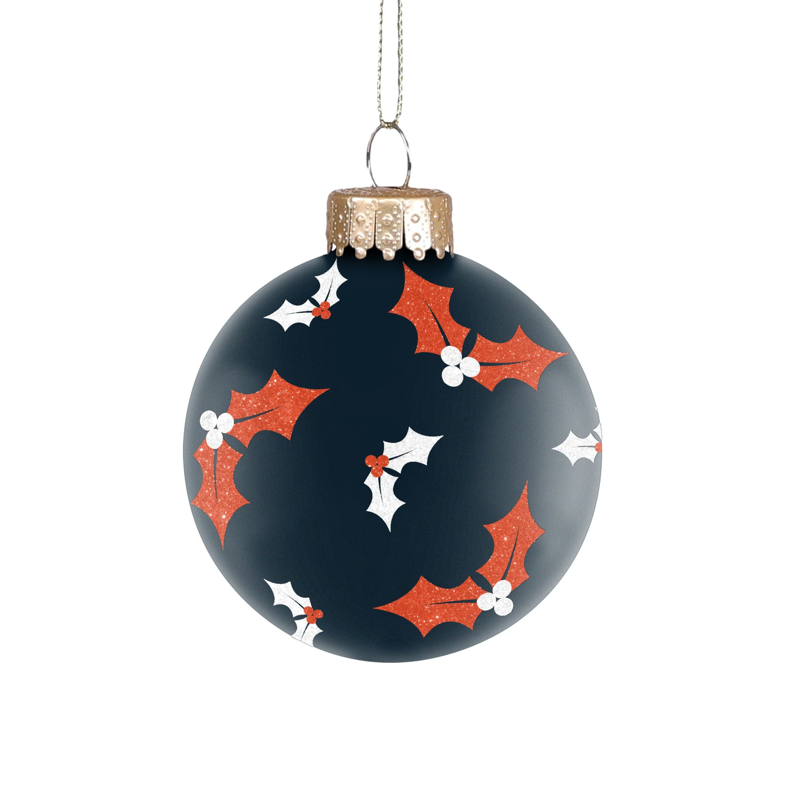 Chicago Bears NFL Stadium Print Glass Ball Ornament - Image 2