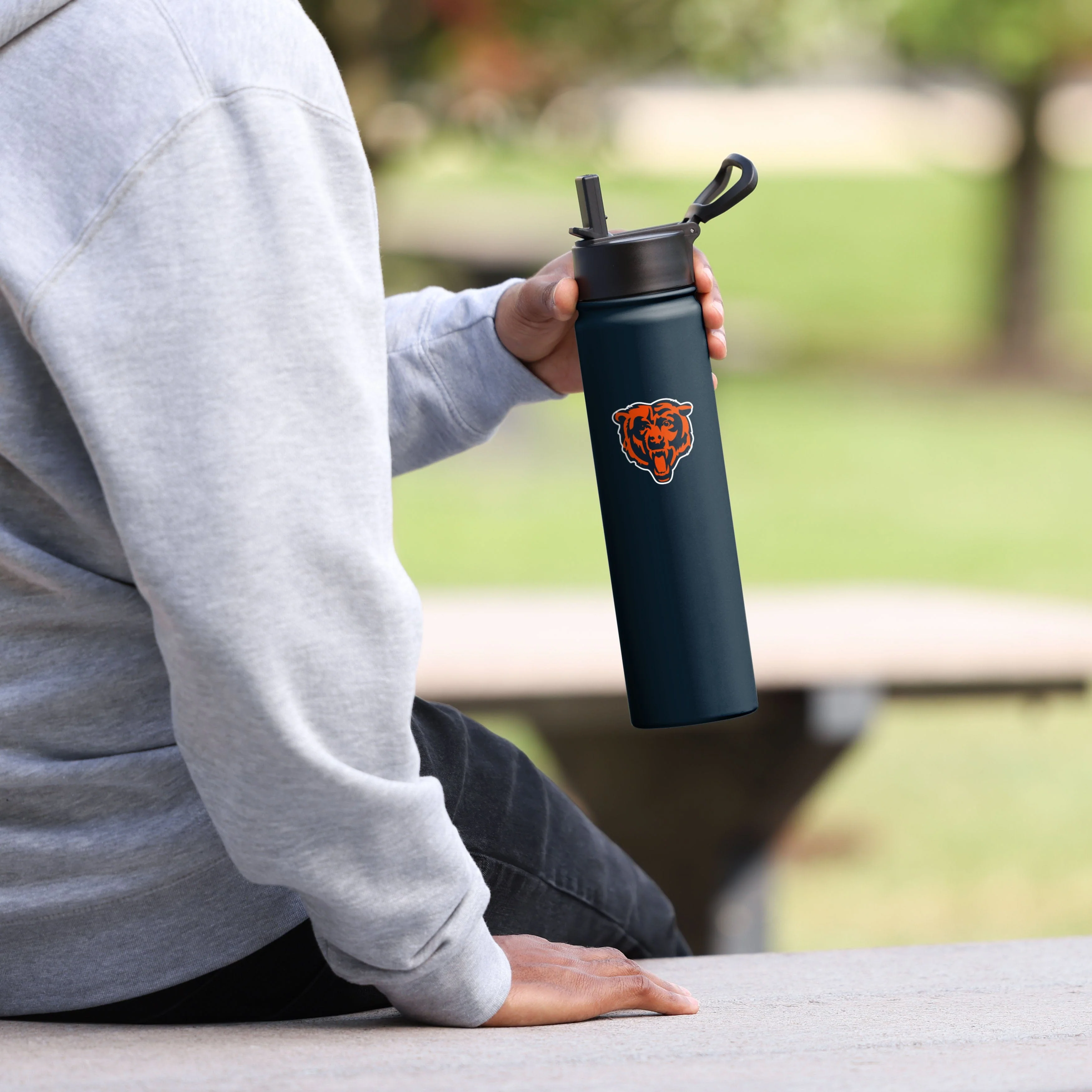 Chicago Bears NFL Team Color Insulated Bottle - Image 4