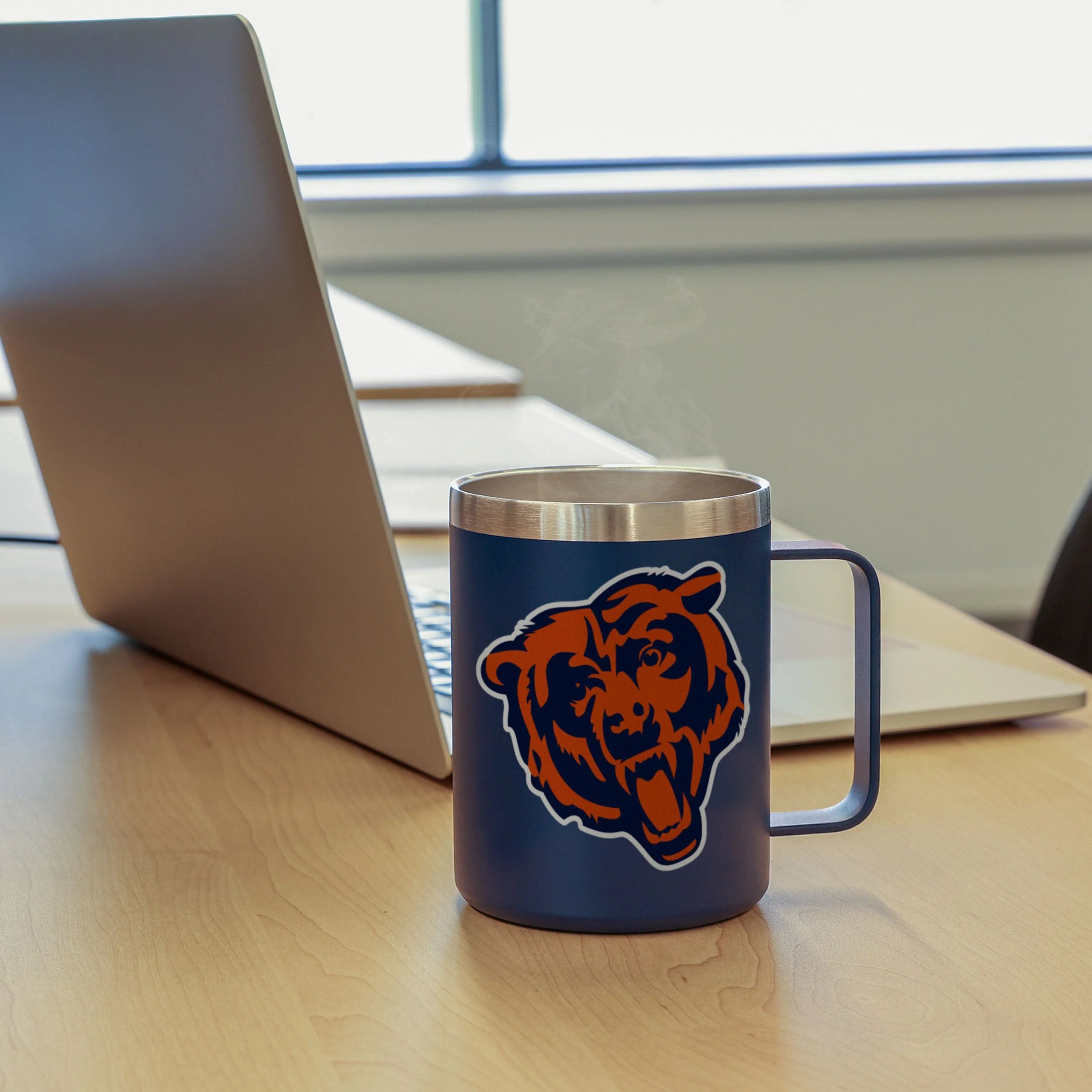 Chicago Bears NFL Team Color Insulated Stainless Steel Mug - Image 4